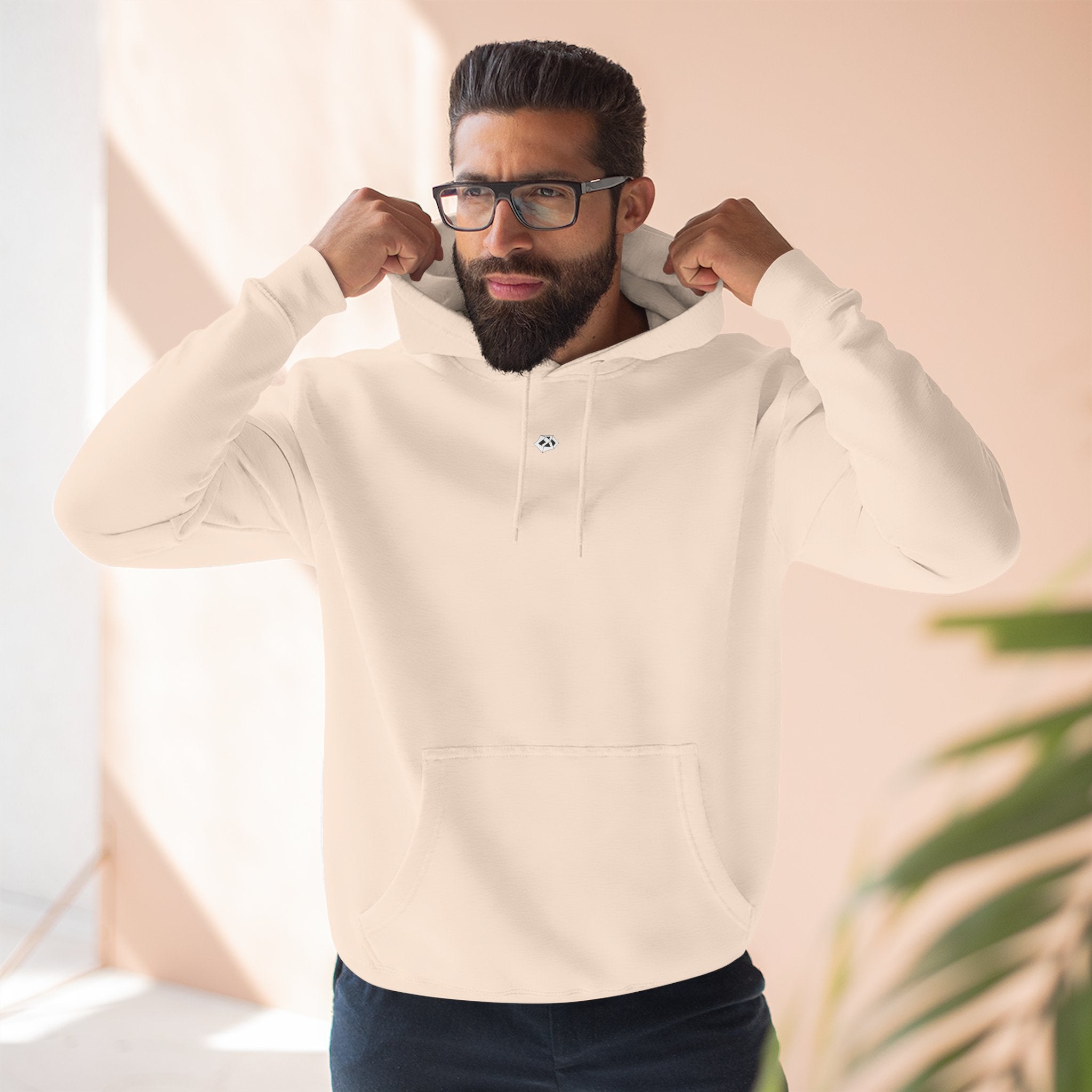 Sentinel of the Crimson Arch Three-Panel Fleece Hoodie