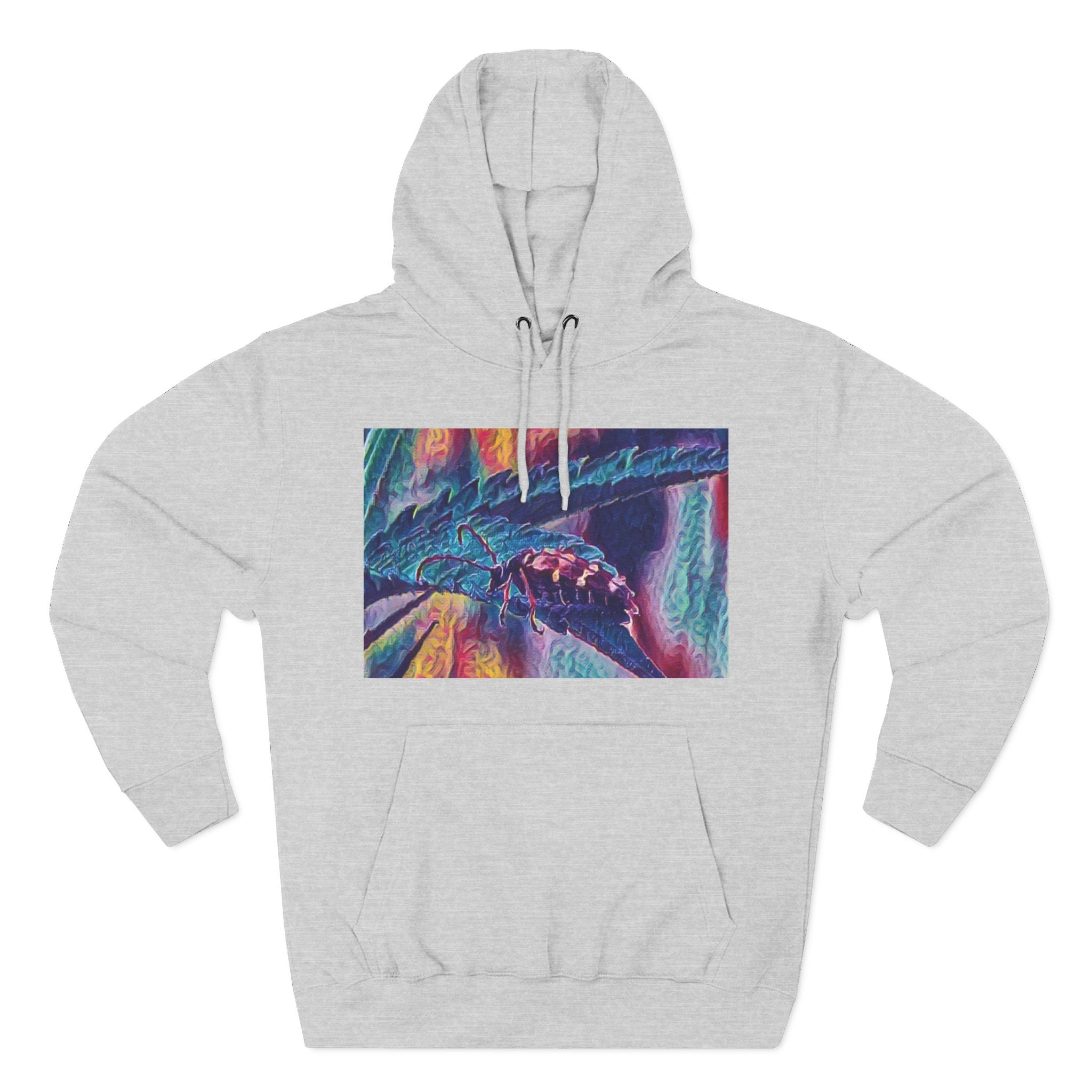 Neon Hunter Art Hoodie