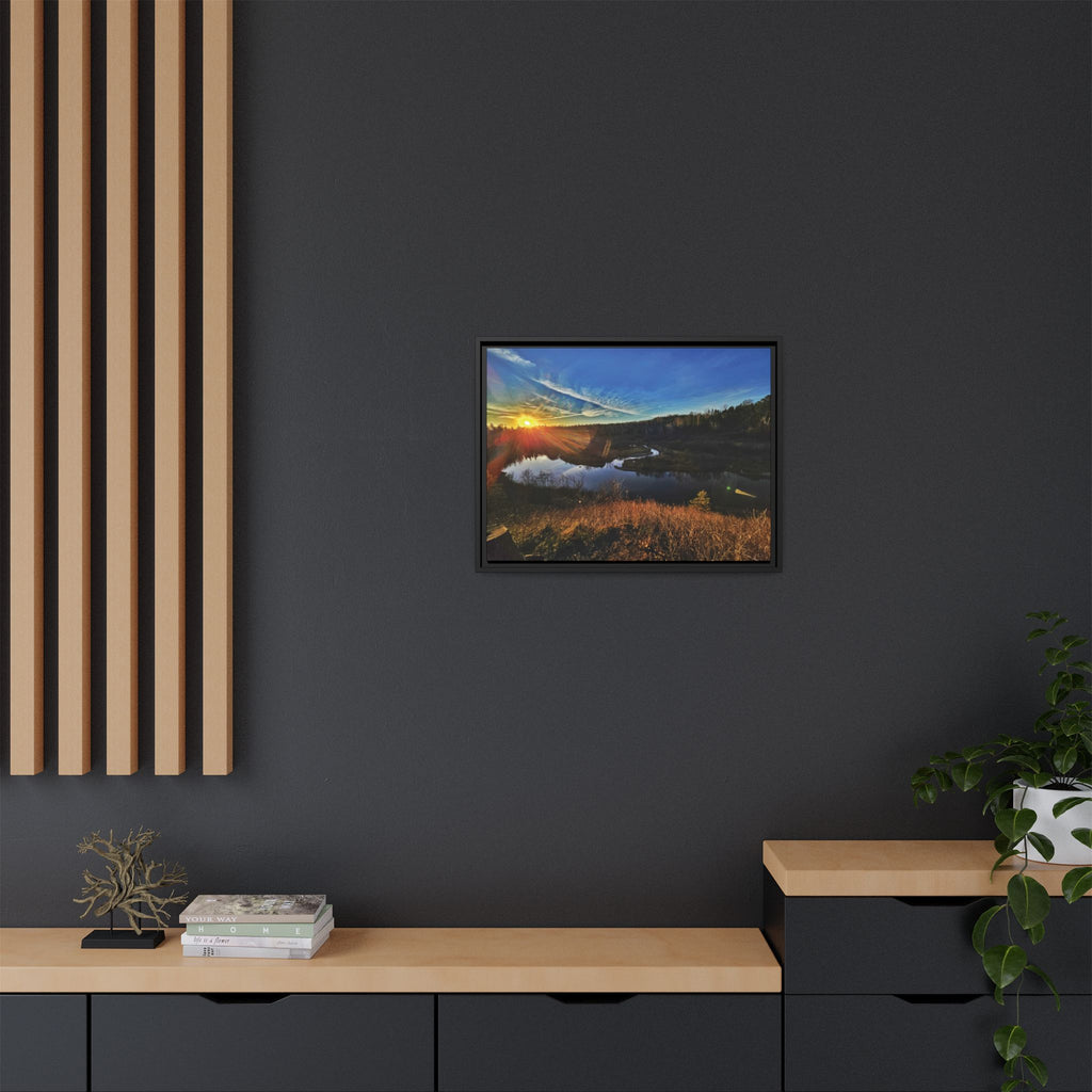 Flarepath of the Forgotten Framed Canvas Print