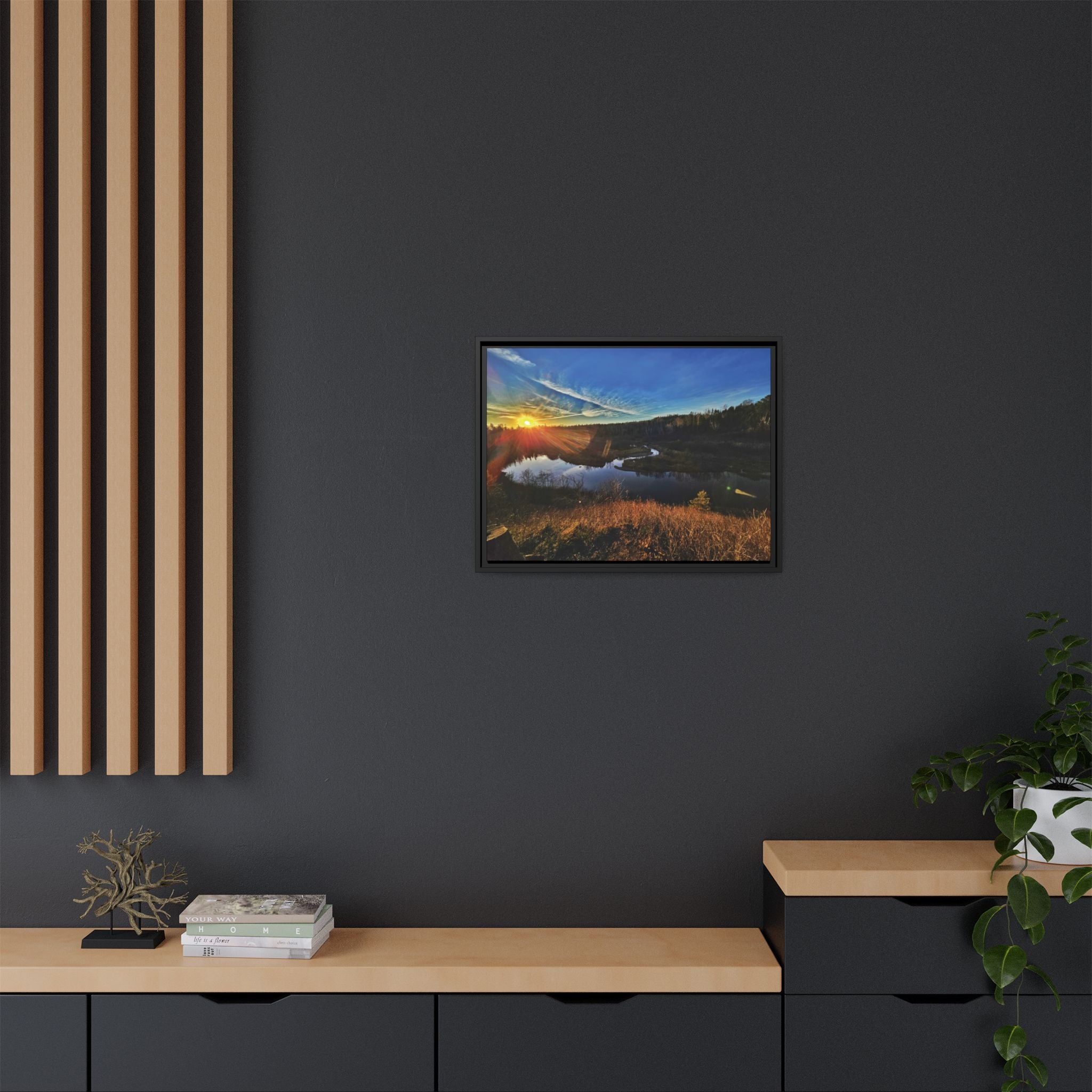 Flarepath of the Forgotten Framed Canvas Print