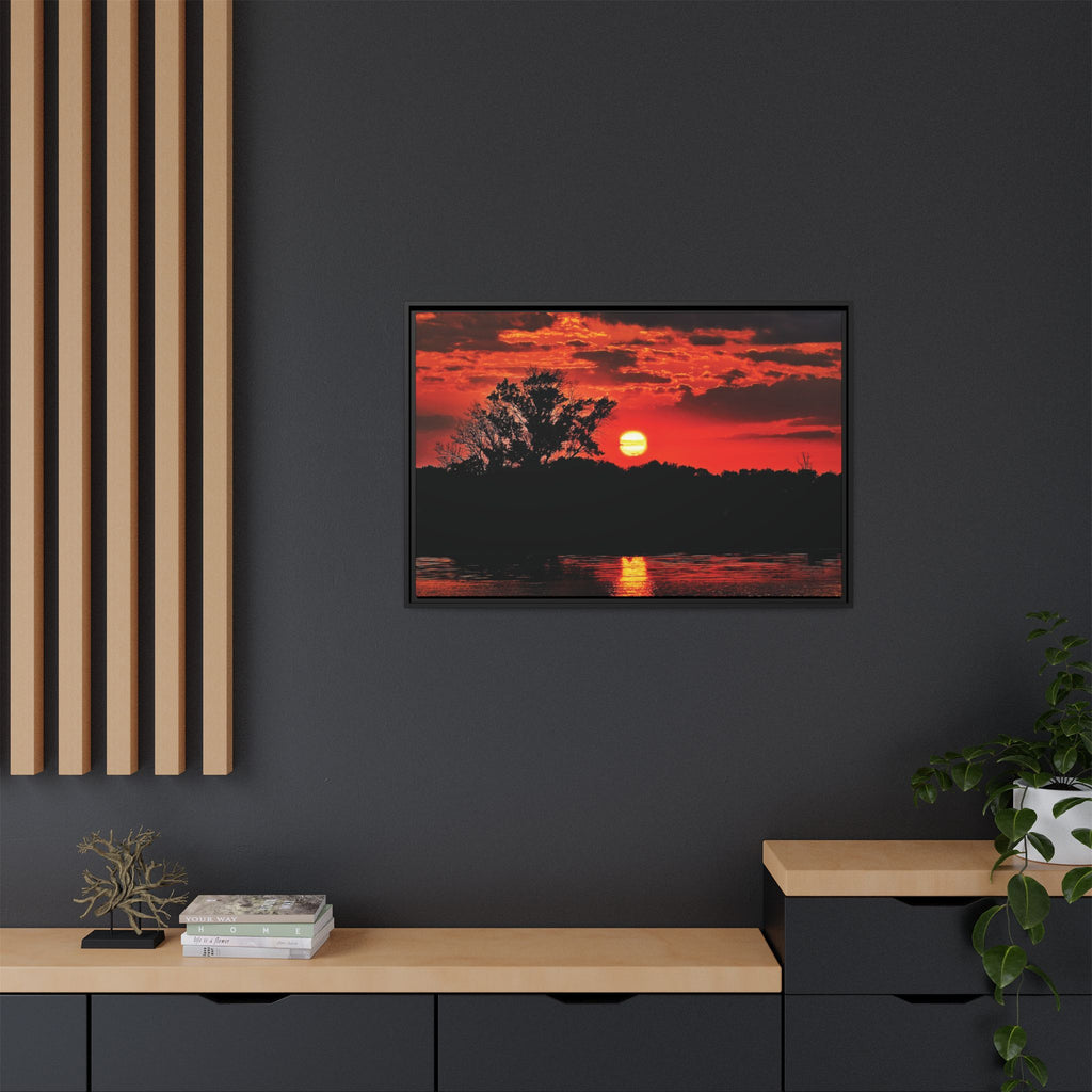 Bloodfire Reverie Framed Canvas Art