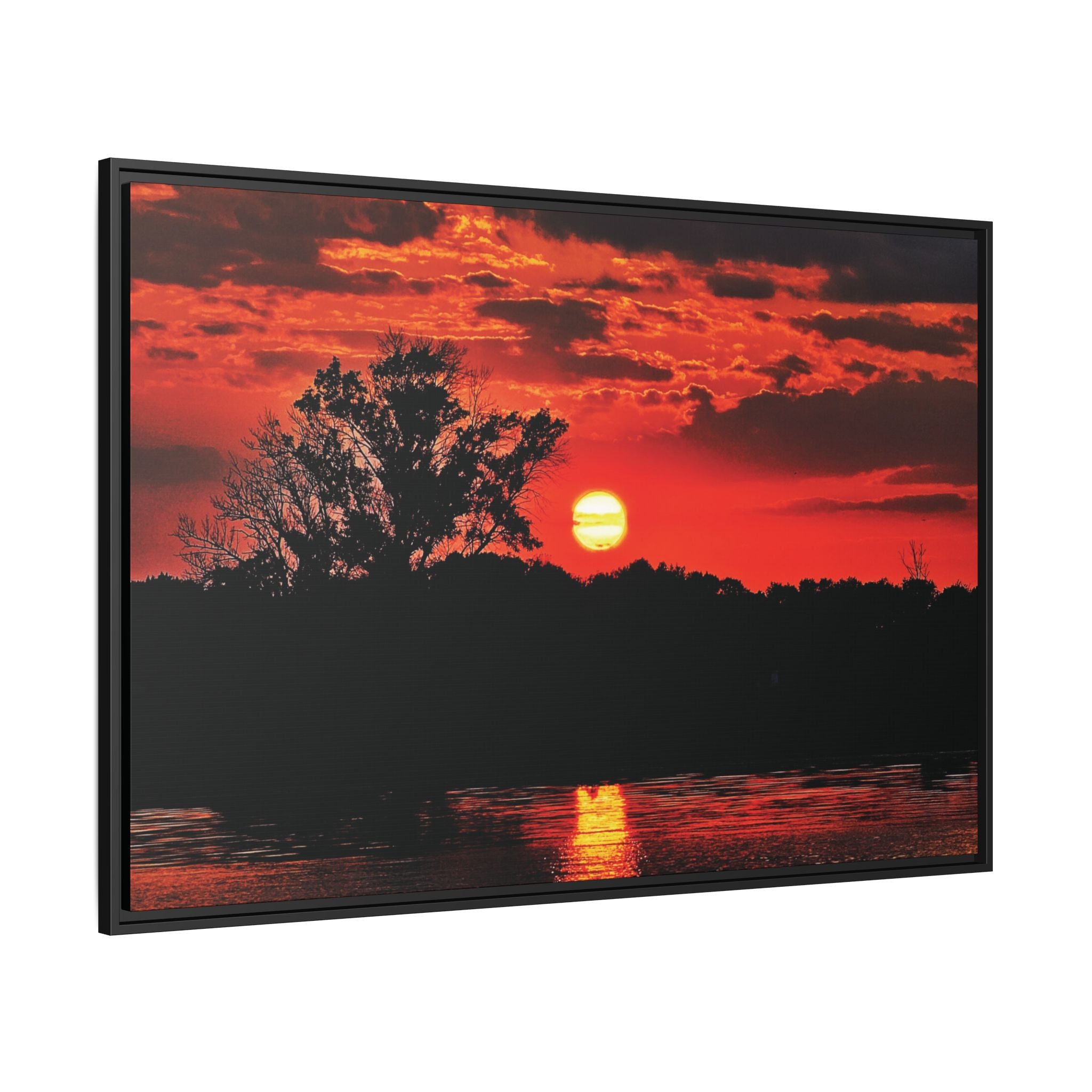 Bloodfire Reverie Framed Canvas Art