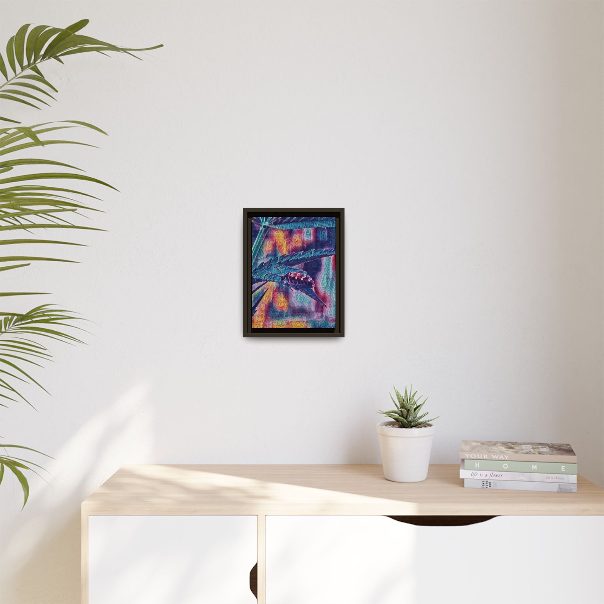 Neon Hunter Art Canvas Print