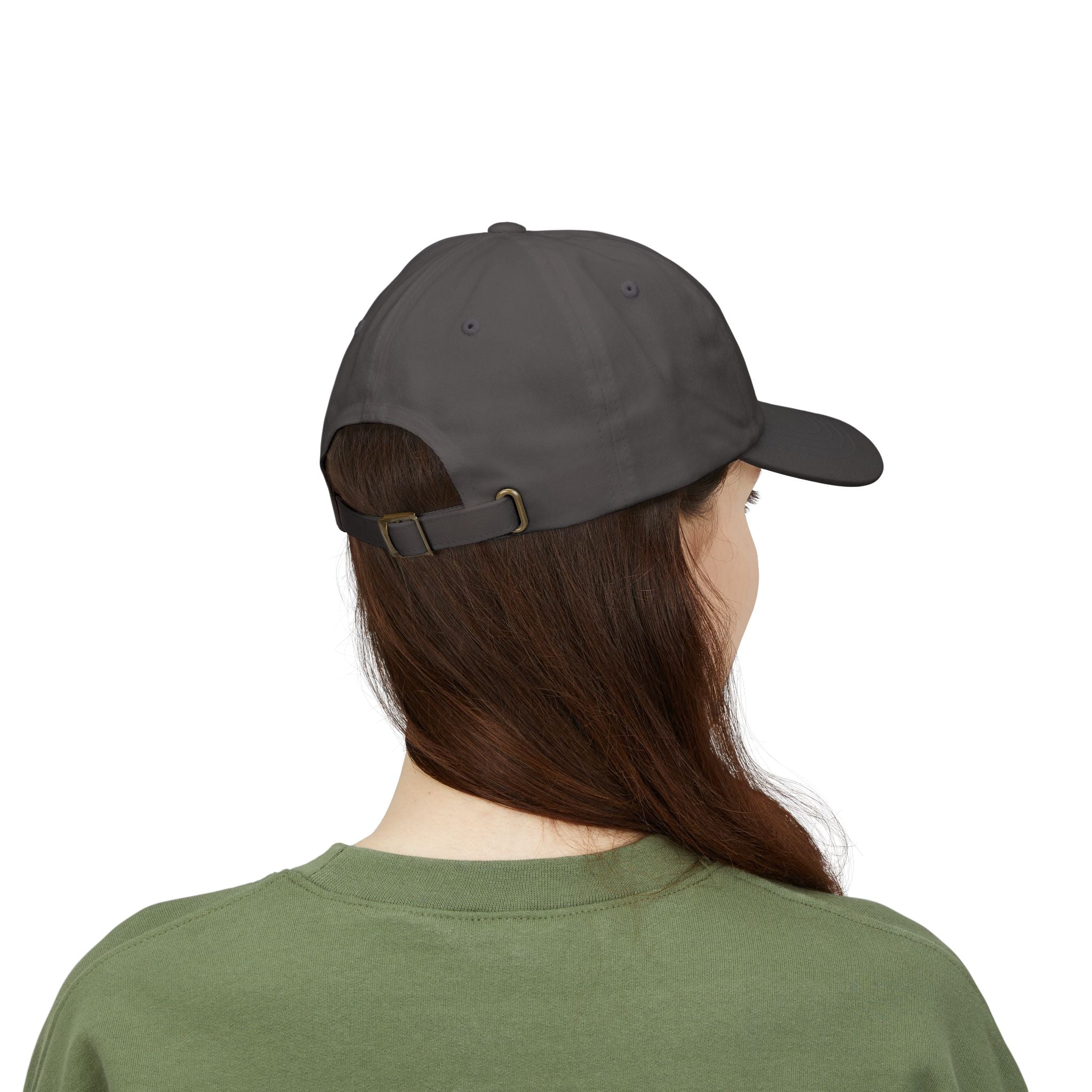 Abstract Gooseberry River Meander Bend Classic Dad Cap