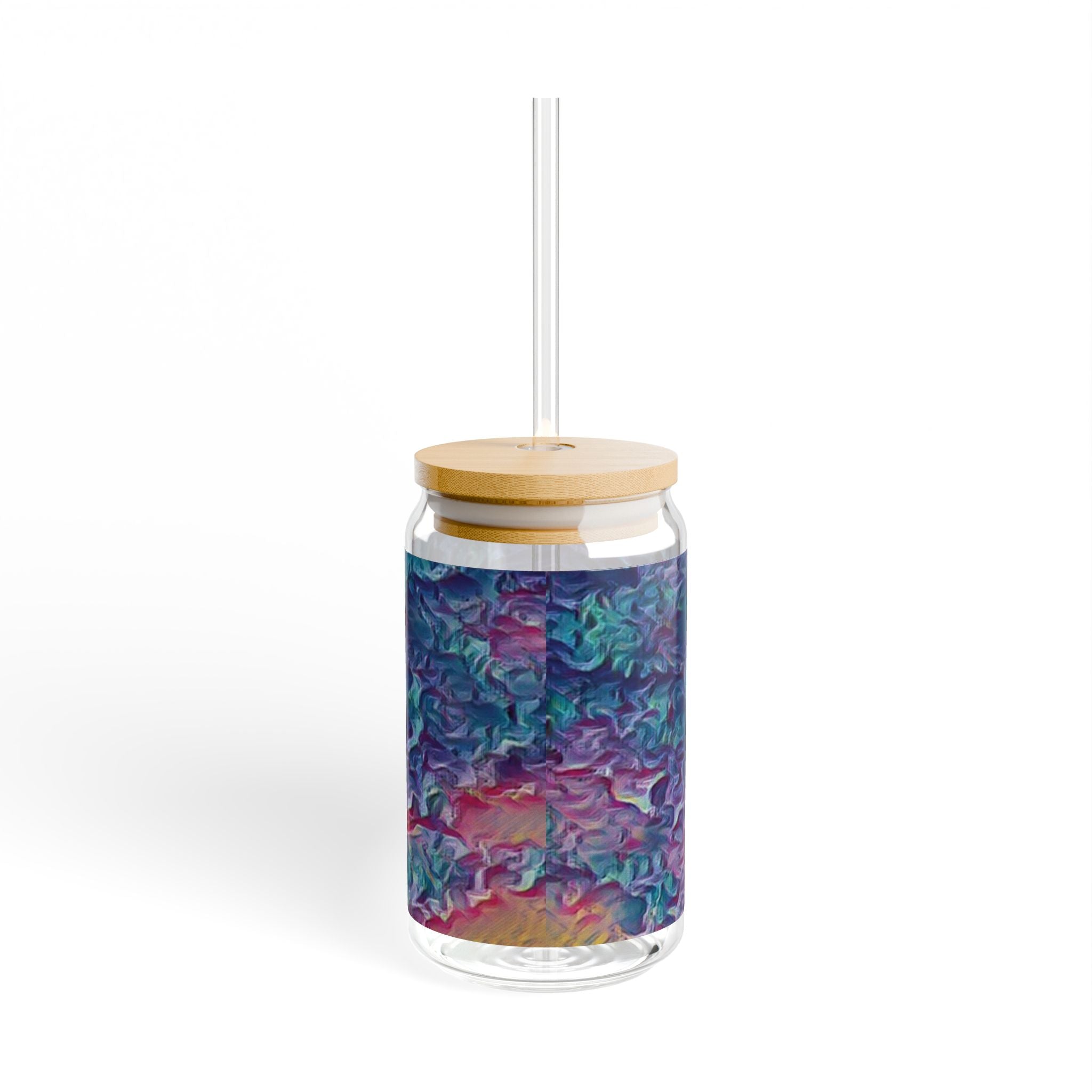 Full Sturgeon Moon Glass Sipper with Straw
