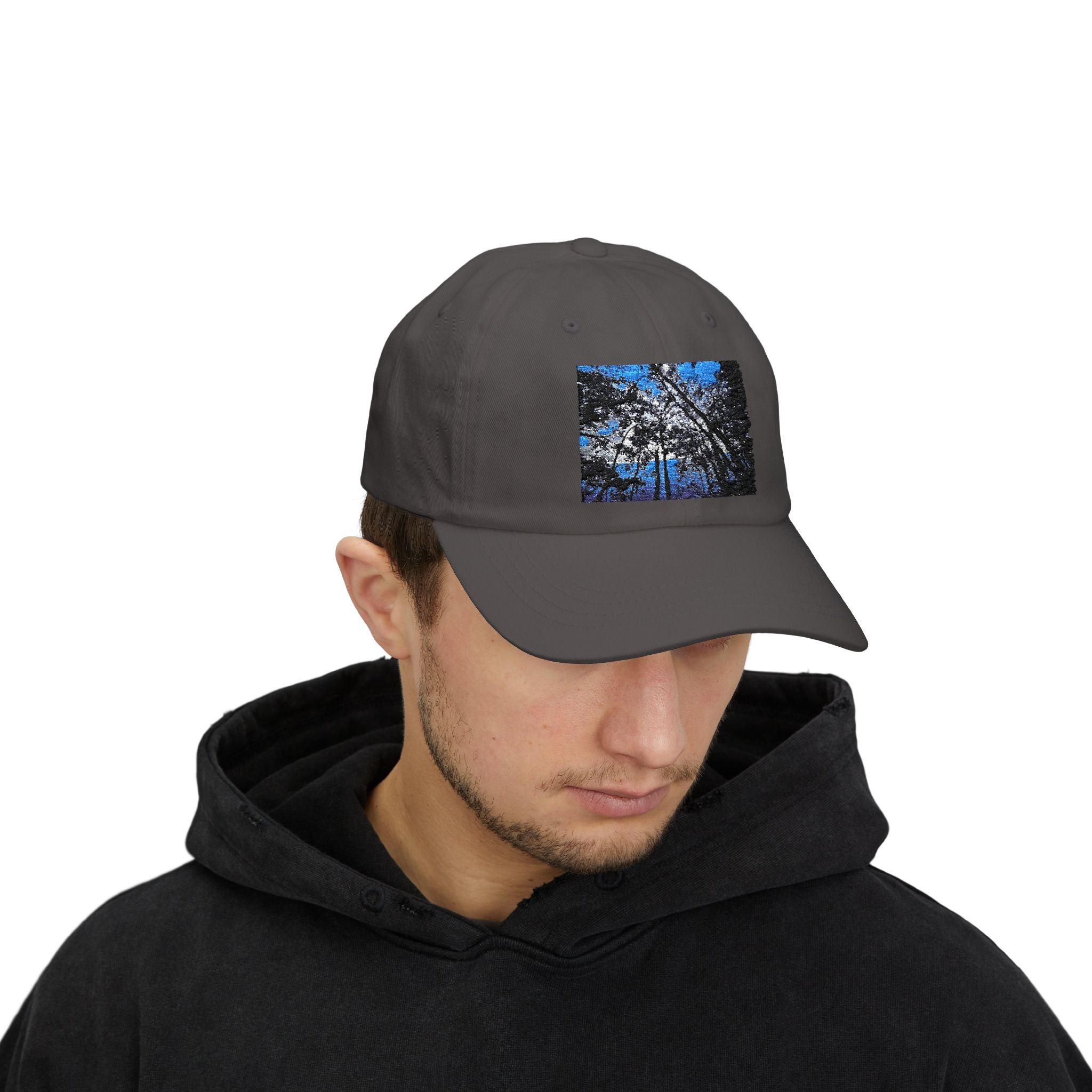 Blue Beyond the Branches Classic Dad Cap