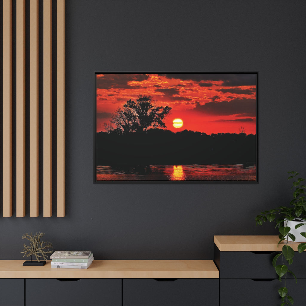 Bloodfire Reverie Framed Canvas Art