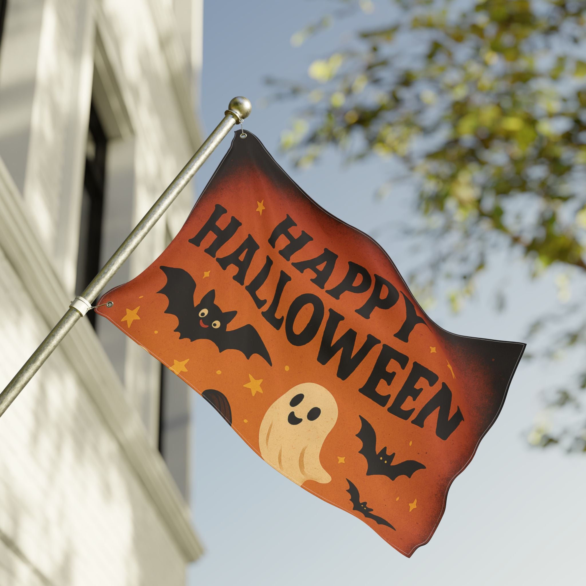 Halloween Double Sided Flag, Halloween Decor
