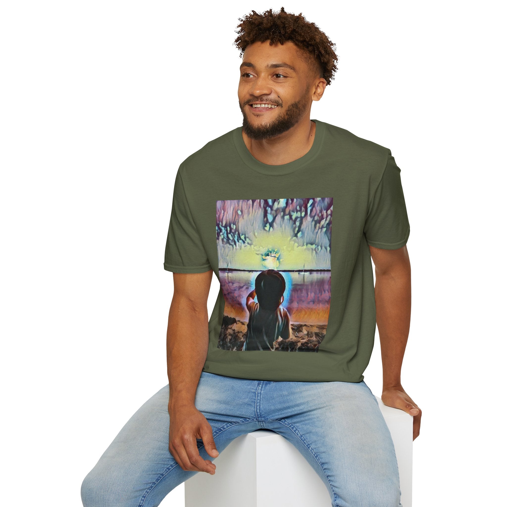 Boy and Moon T-Shirt