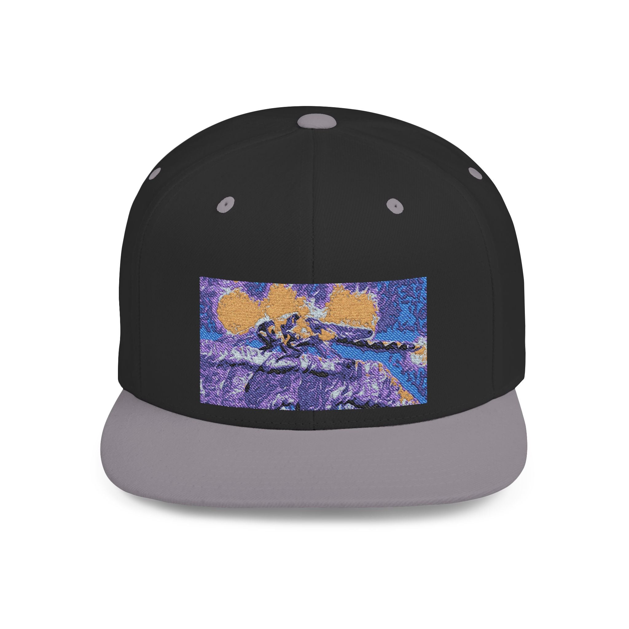 Sentinel of the Crimson Arch Flat Bill Snapback Hat