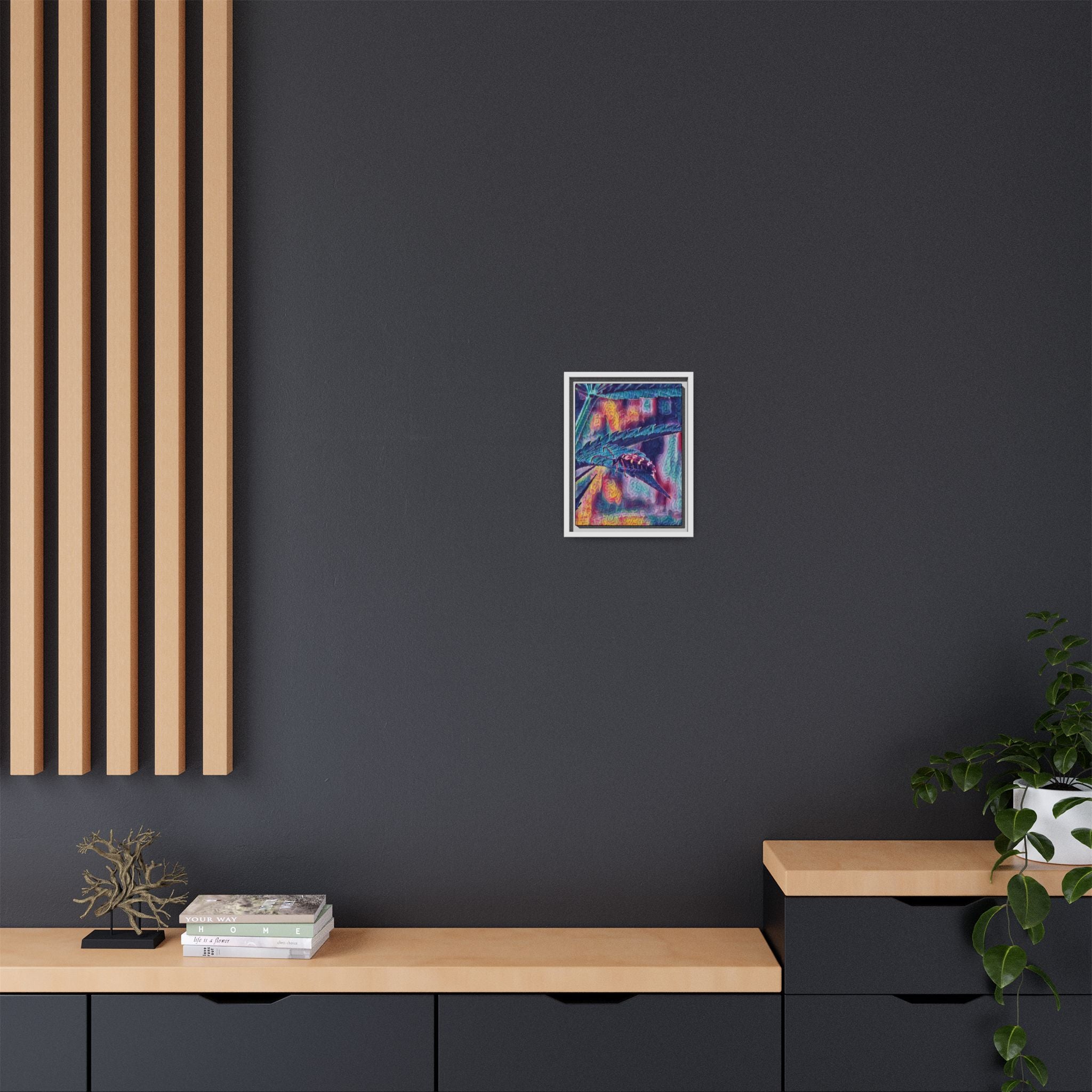 Neon Hunter Art Canvas Print