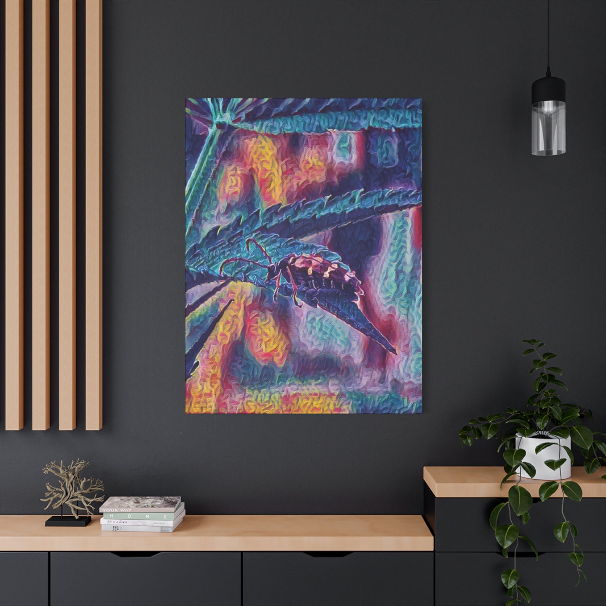 Neon Hunter Canvas Print