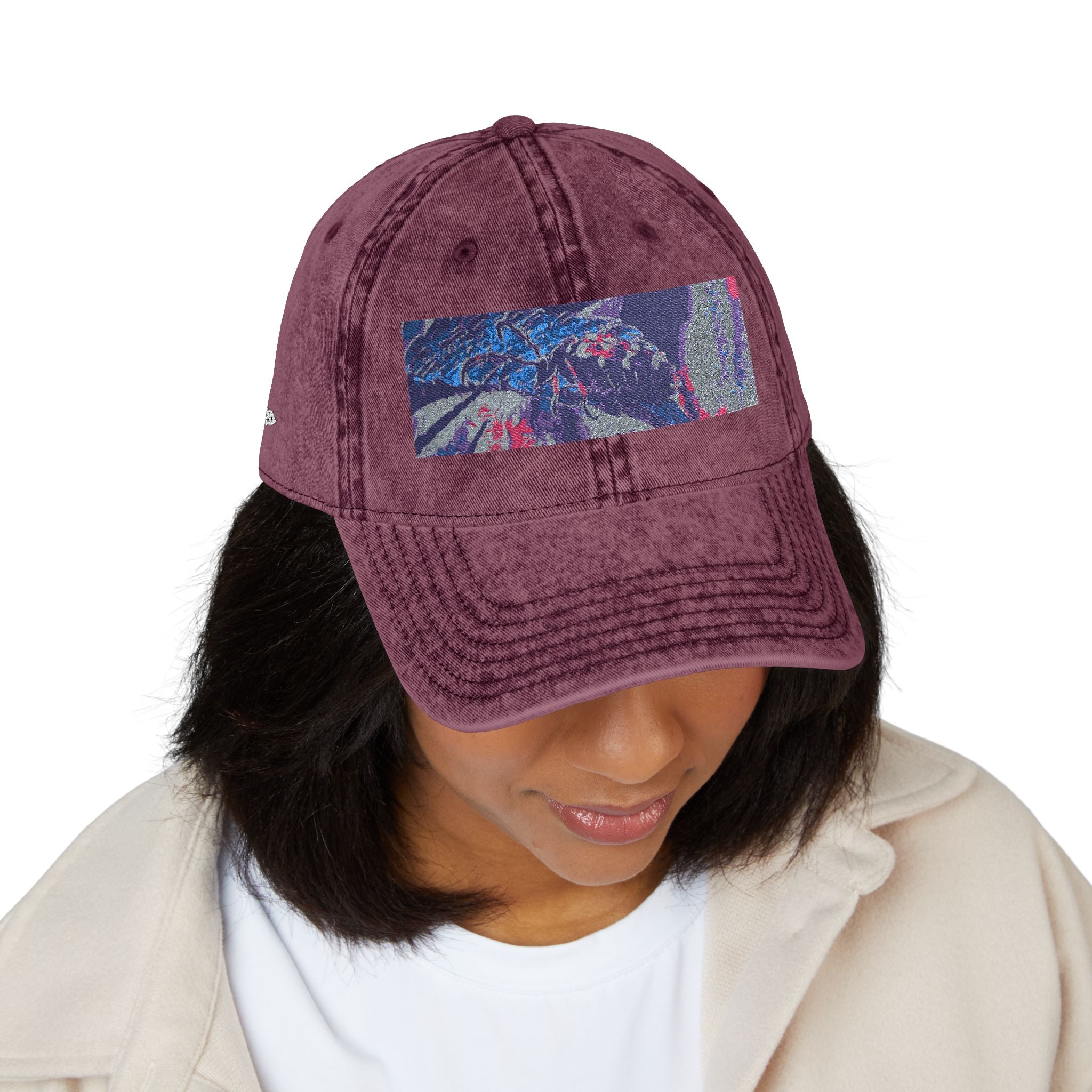 Neon Hunter Vintage Embroidered Cap