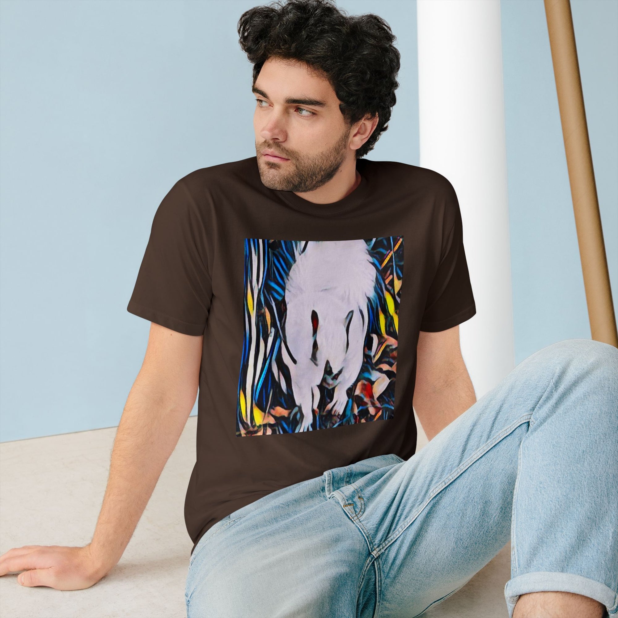 Organic Artistic T-Shirt, Eco-Friendly Tee, Nature-Inspired Shirt, Casual Wear, Gift for Art Lovers