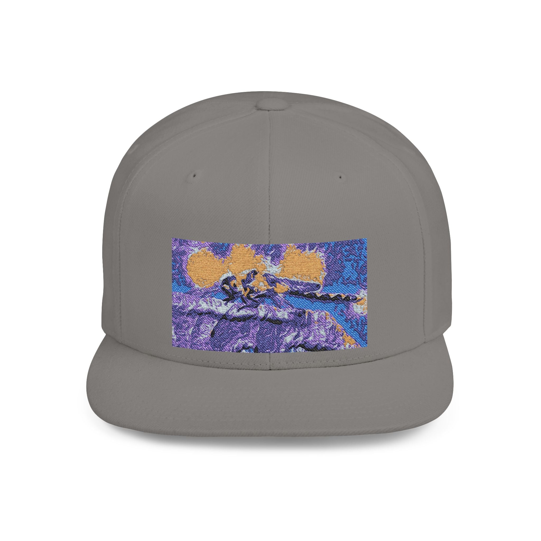 Sentinel of the Crimson Arch Flat Bill Snapback Hat