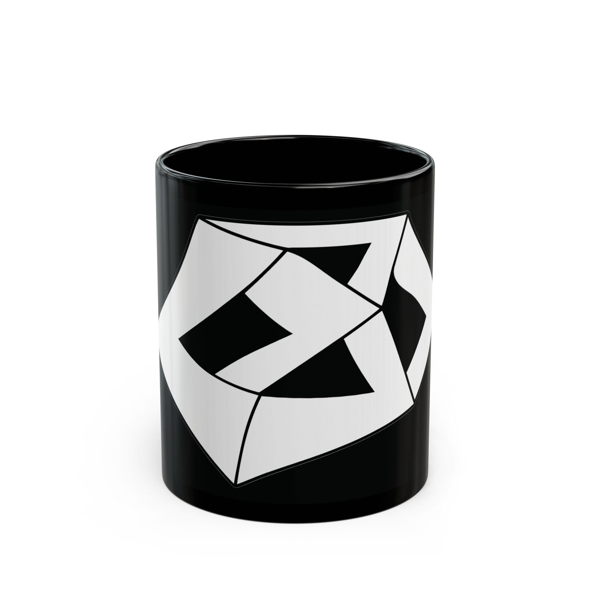 Modern Geometric Black Mug