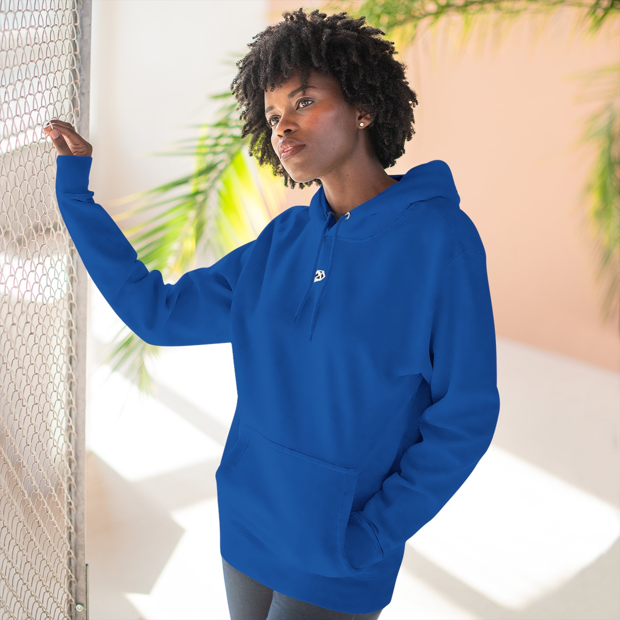 Where Stillness Hunts Three-Panel Fleece Hoodie