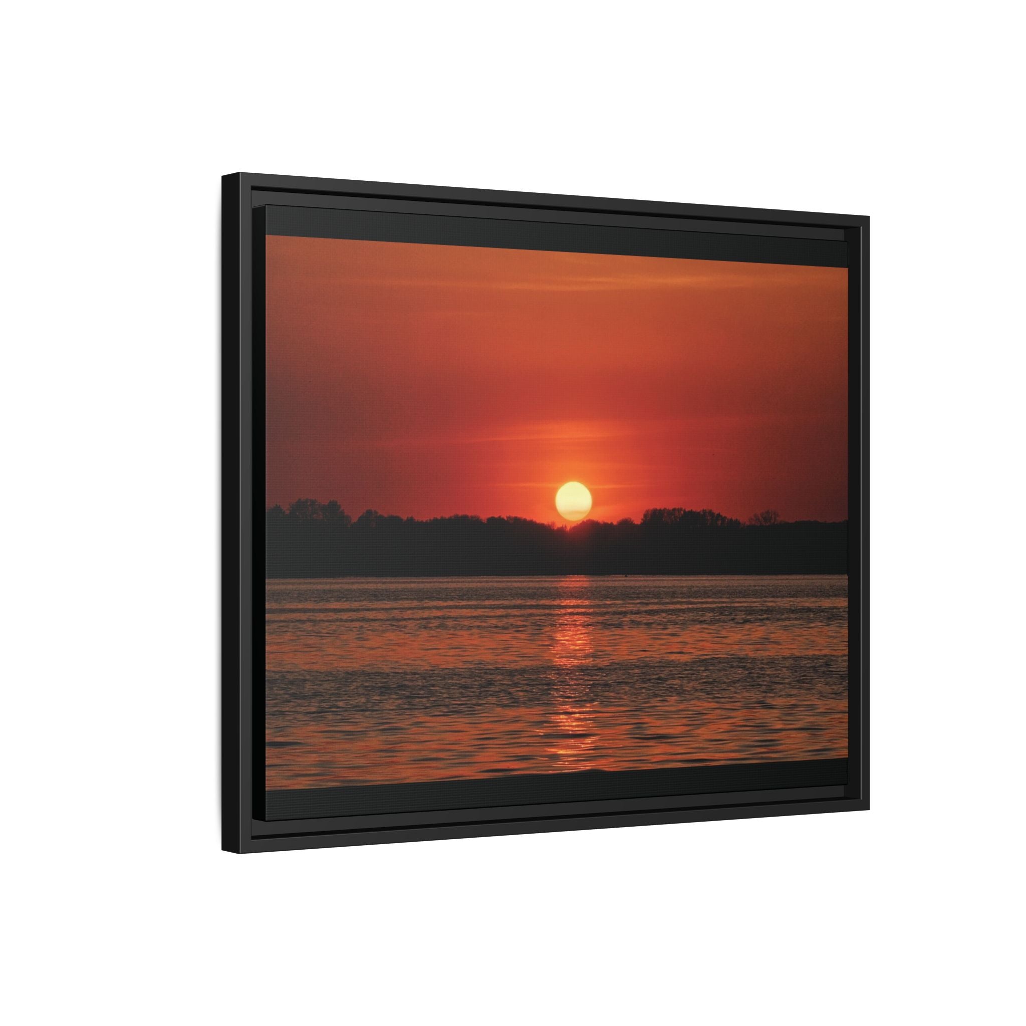 Framed Sunset Canvas Art