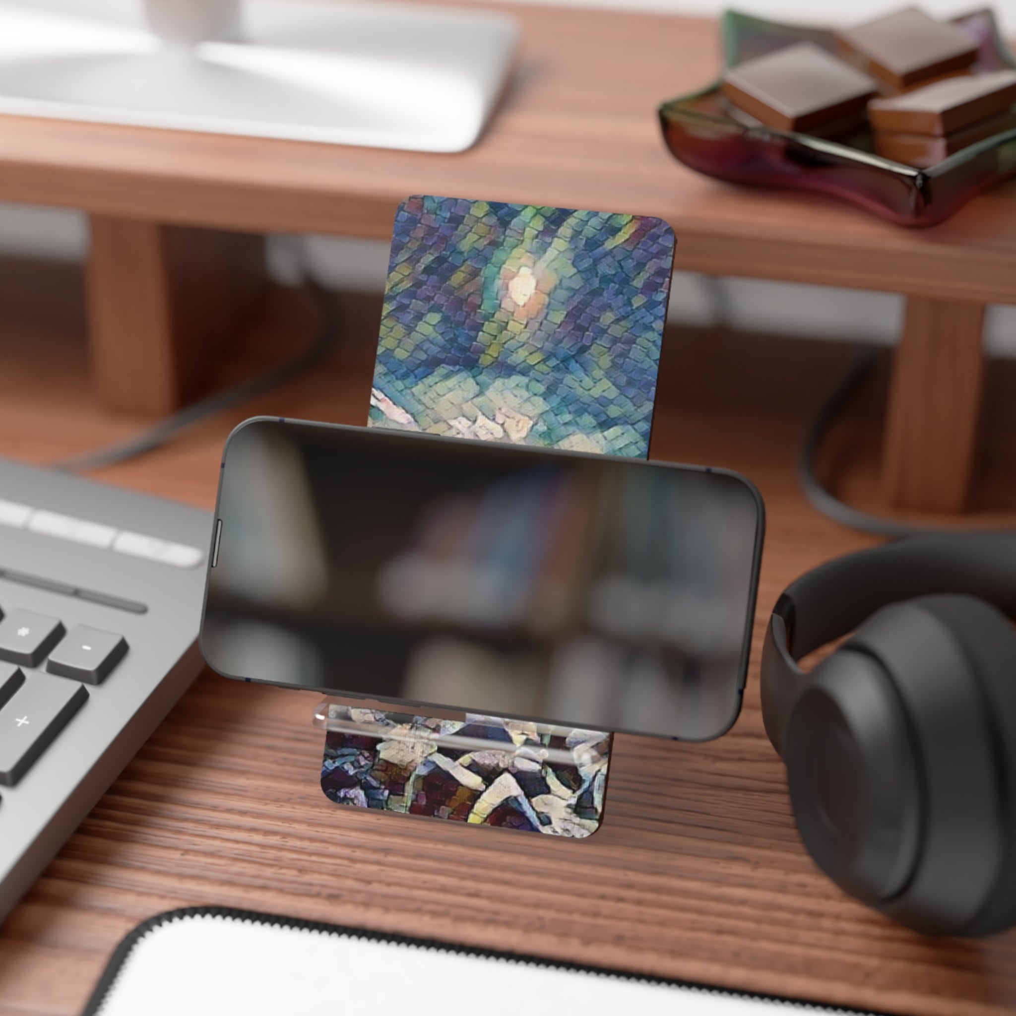 Shimmering Shore of Lake Superior Smartphone Display Stand