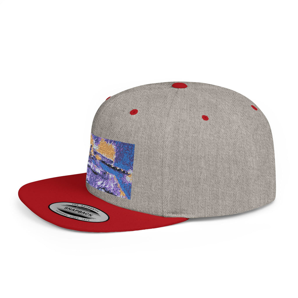 Sentinel of the Crimson Arch Flat Bill Snapback Hat