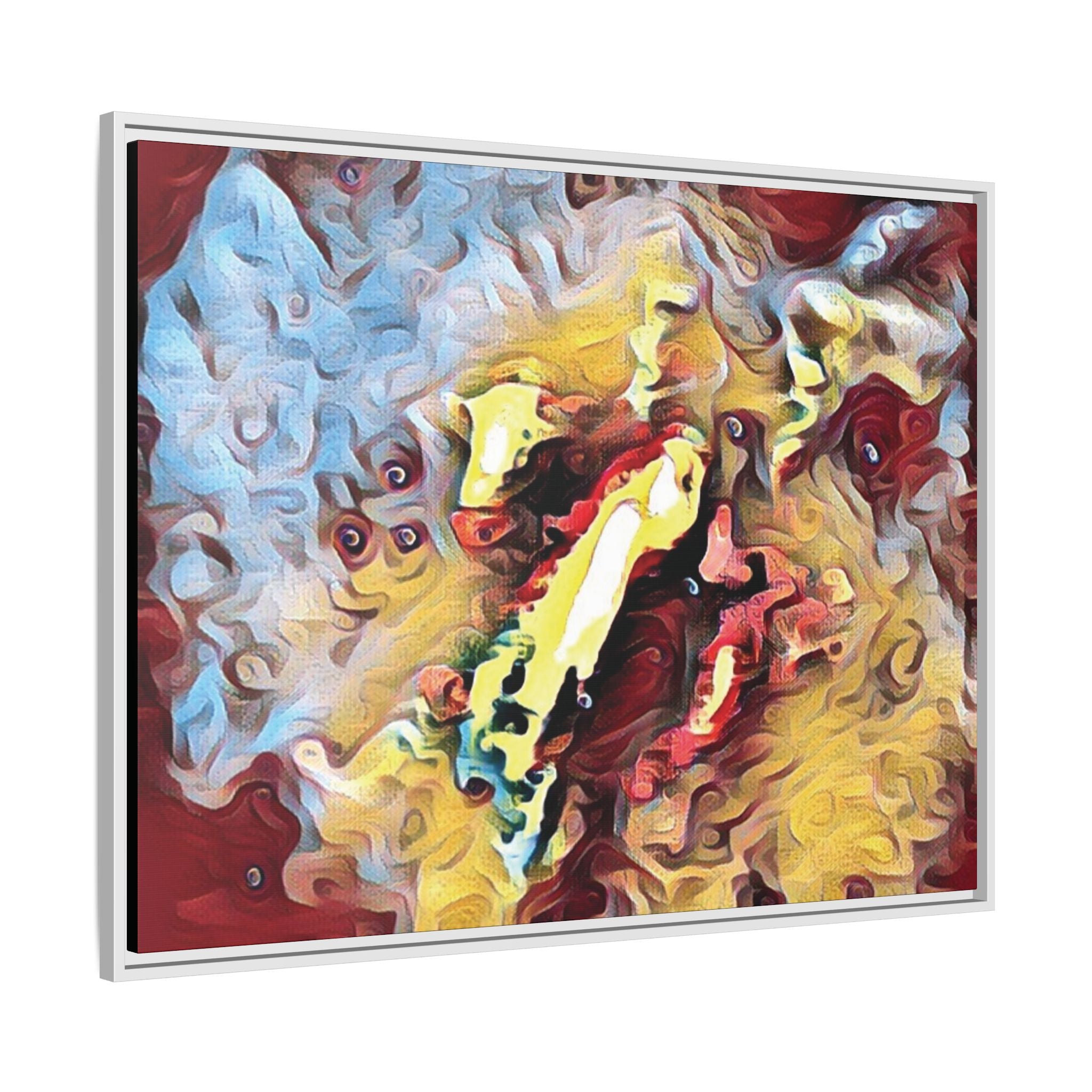 Framed Abstract Canvas Art