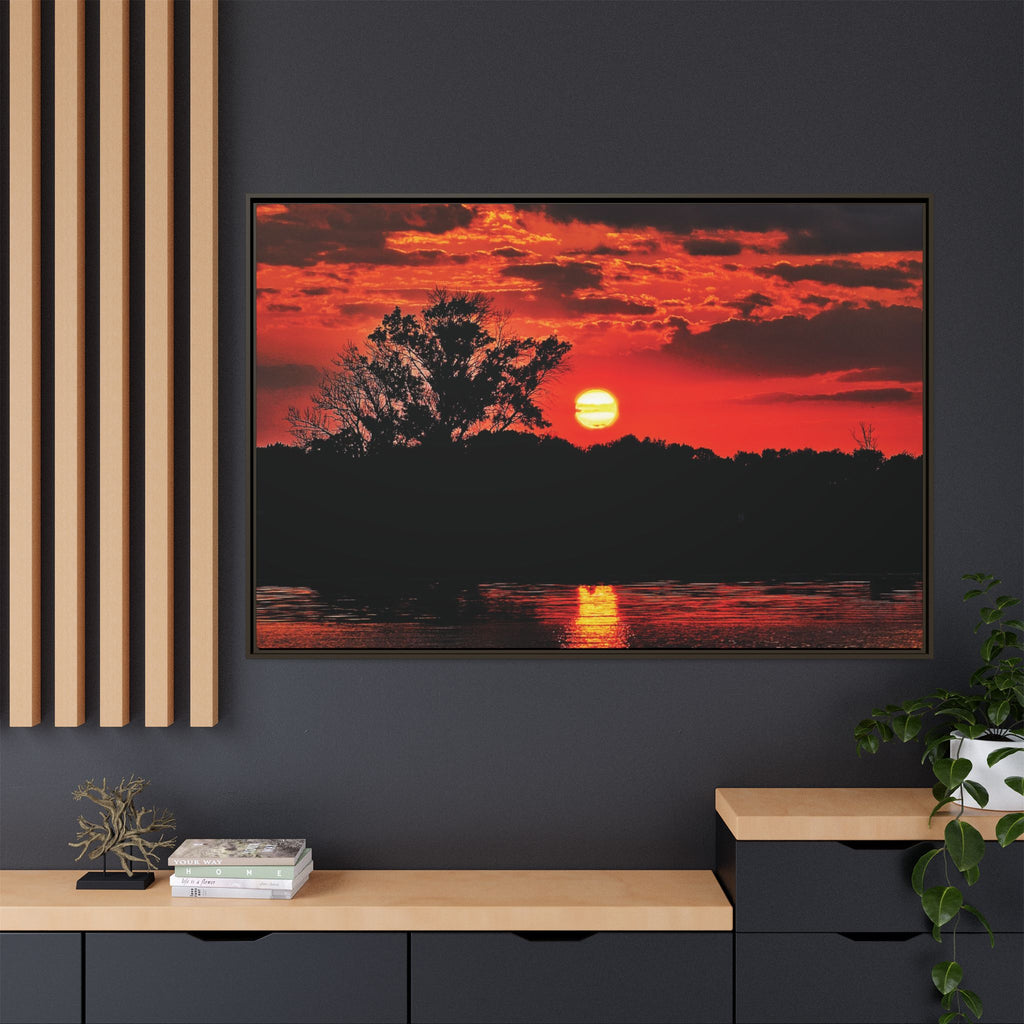 Bloodfire Reverie Framed Canvas Art