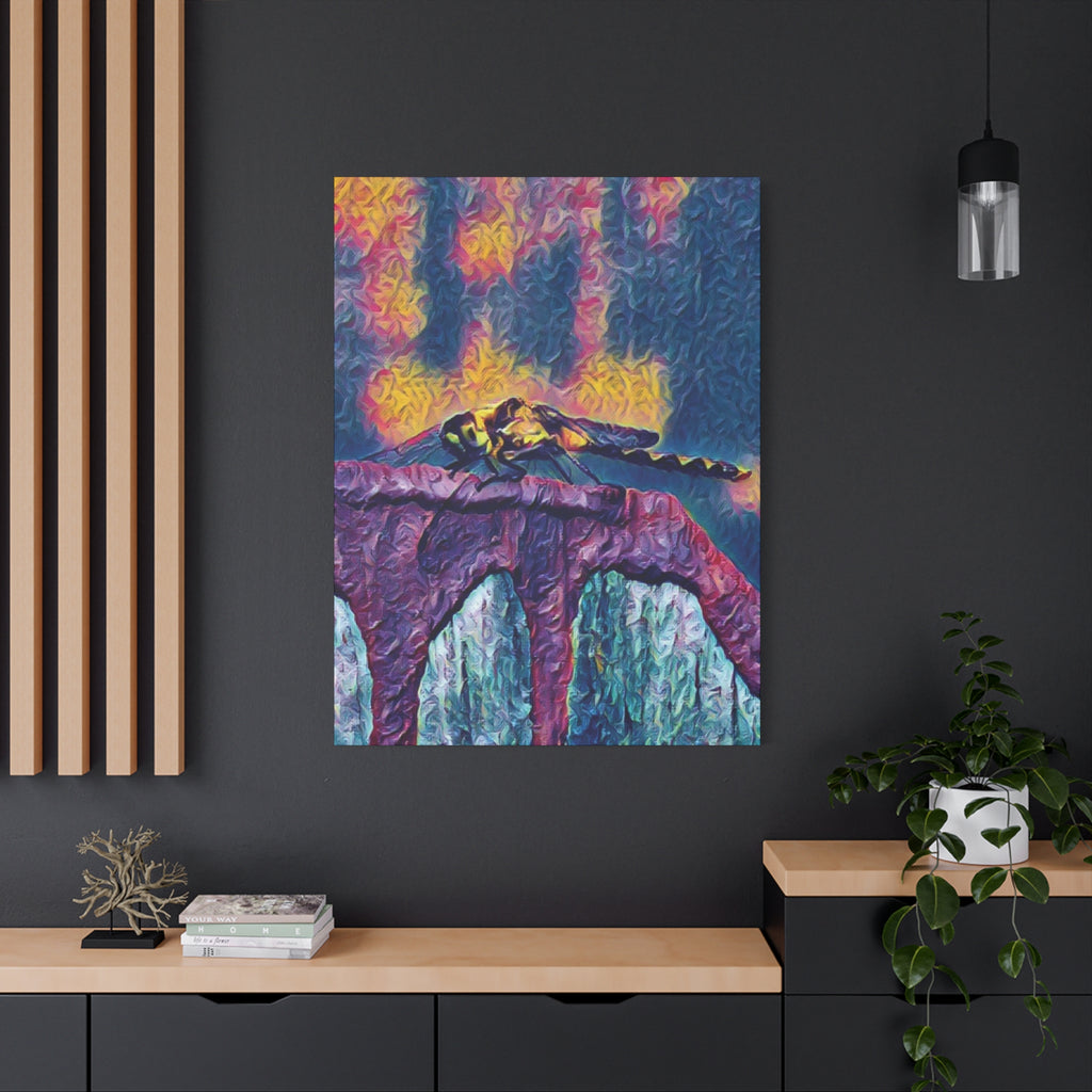 Sentinel of the Crimson Arch Canvas Art