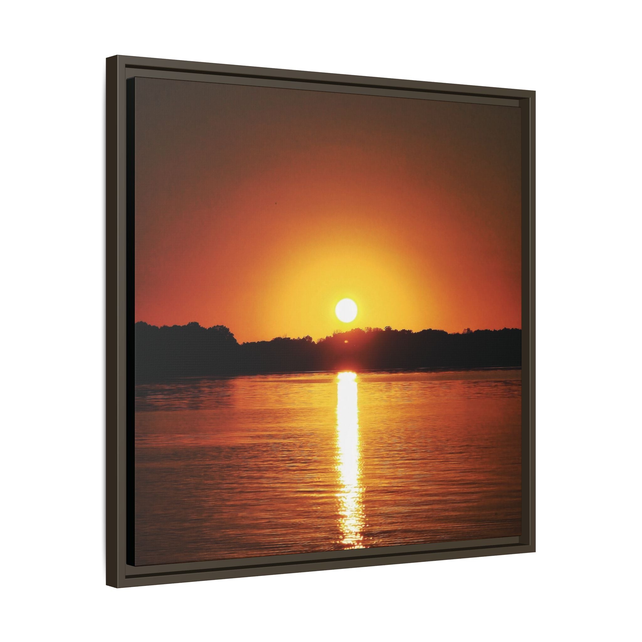 Golden Hour Sunset Canvas Art Print