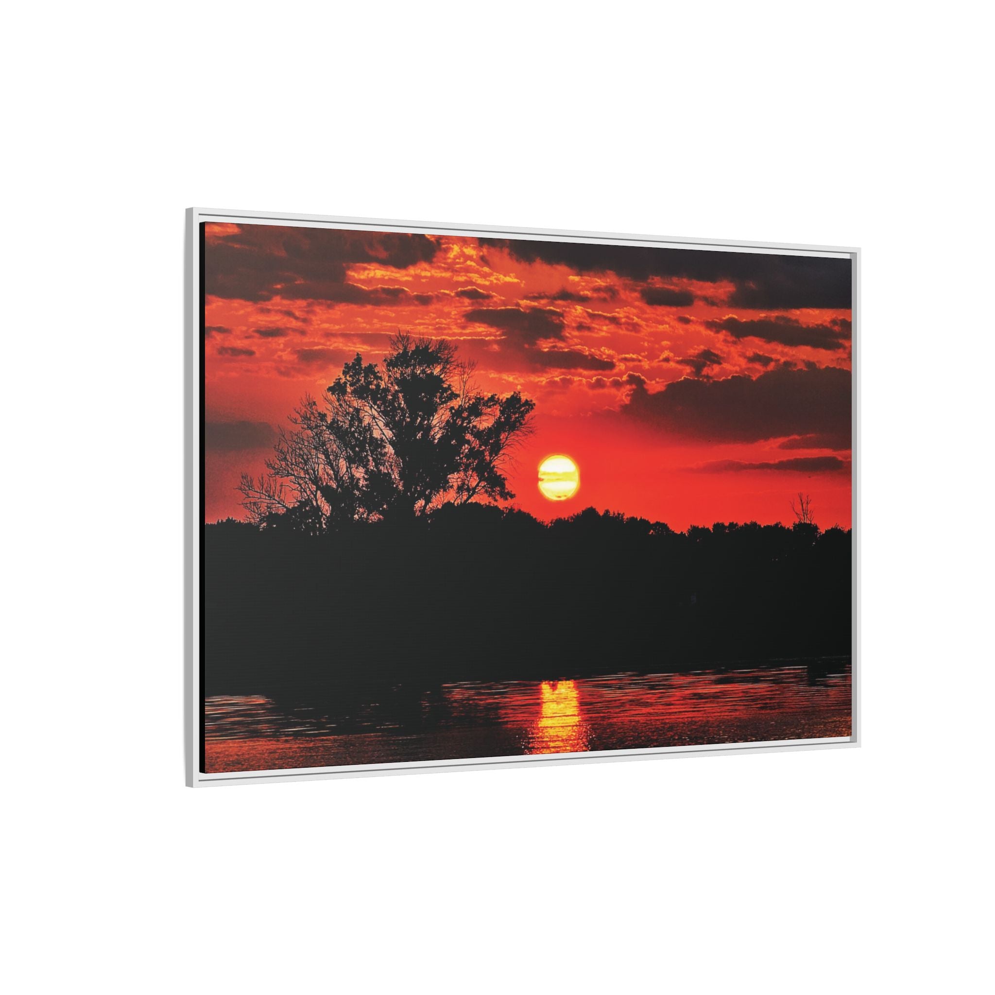 Bloodfire Reverie Framed Canvas Art