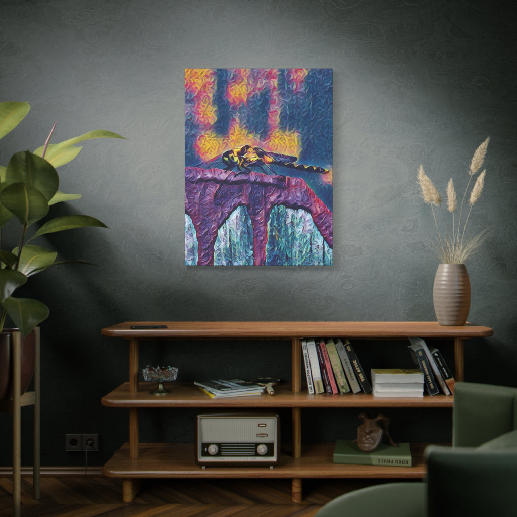 Sentinel of the Crimson Arch Canvas Art