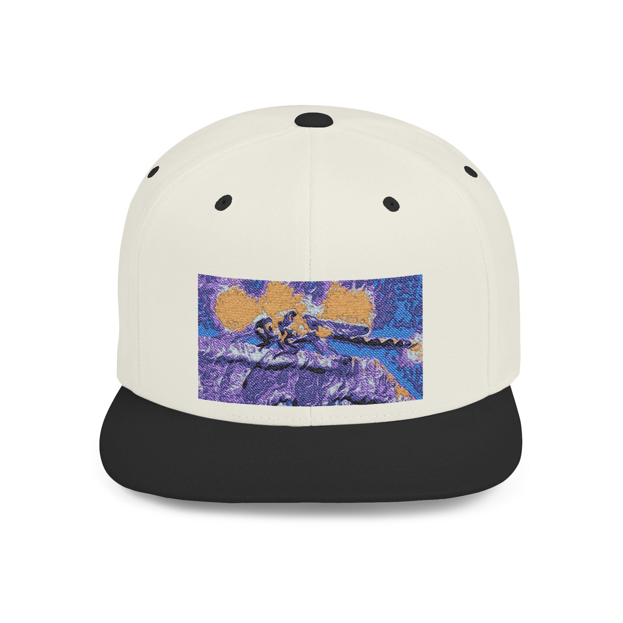 Sentinel of the Crimson Arch Flat Bill Snapback Hat
