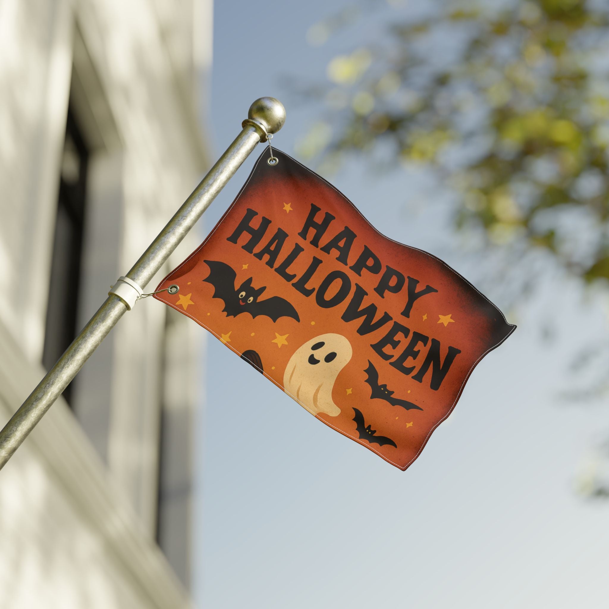 Halloween Double Sided Flag, Halloween Decor