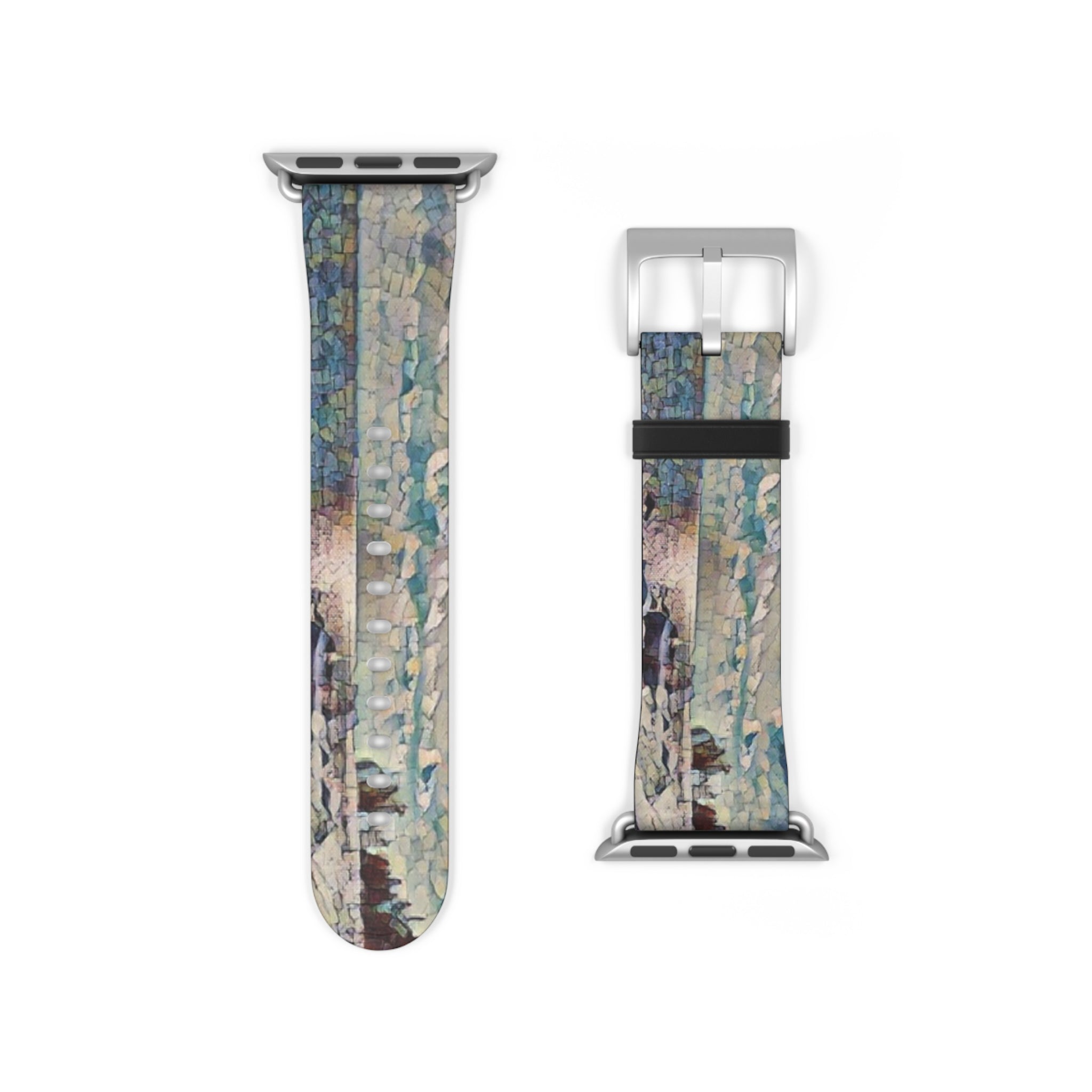Shimmering Shore of Lake Superior Watch Band