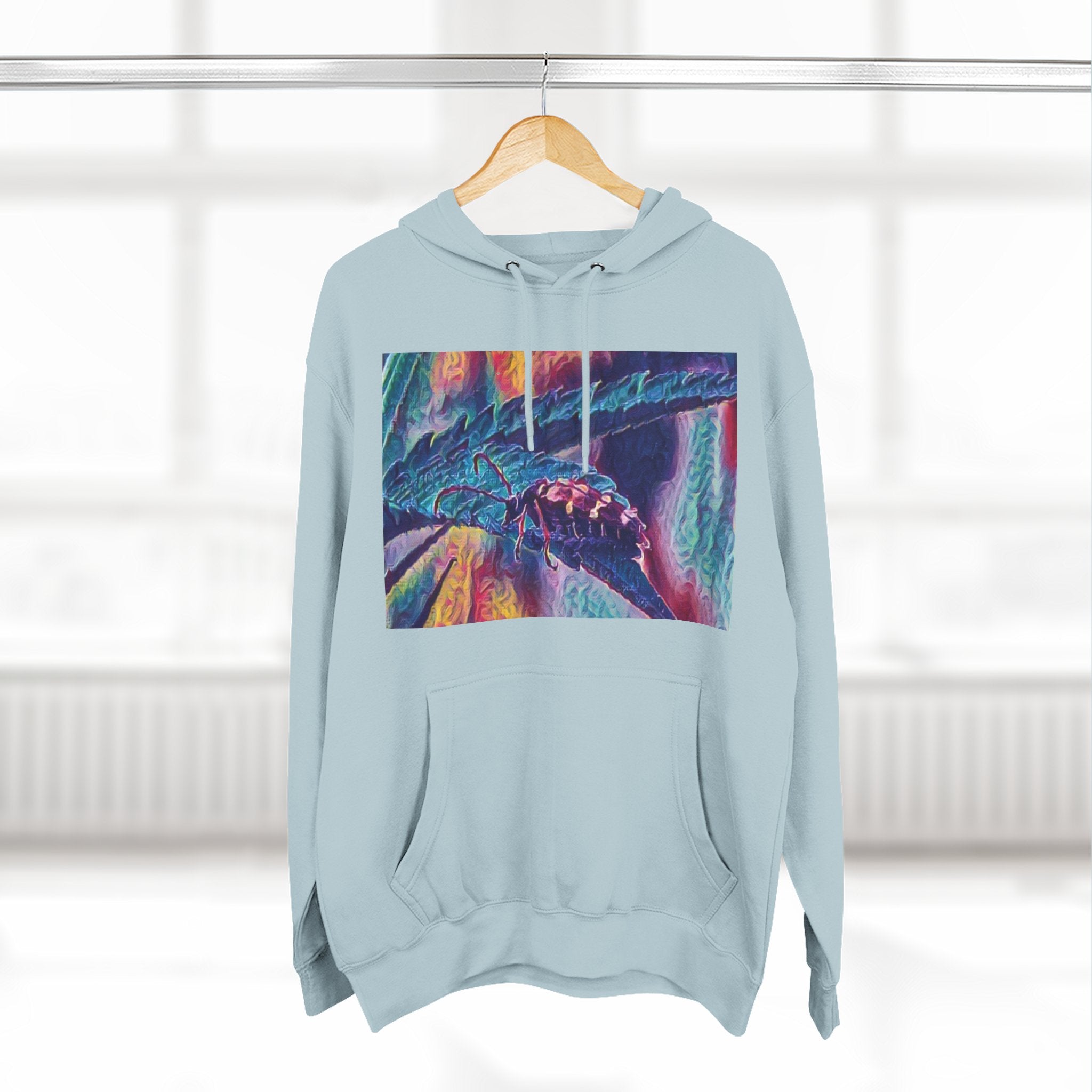 Neon Hunter Art Hoodie