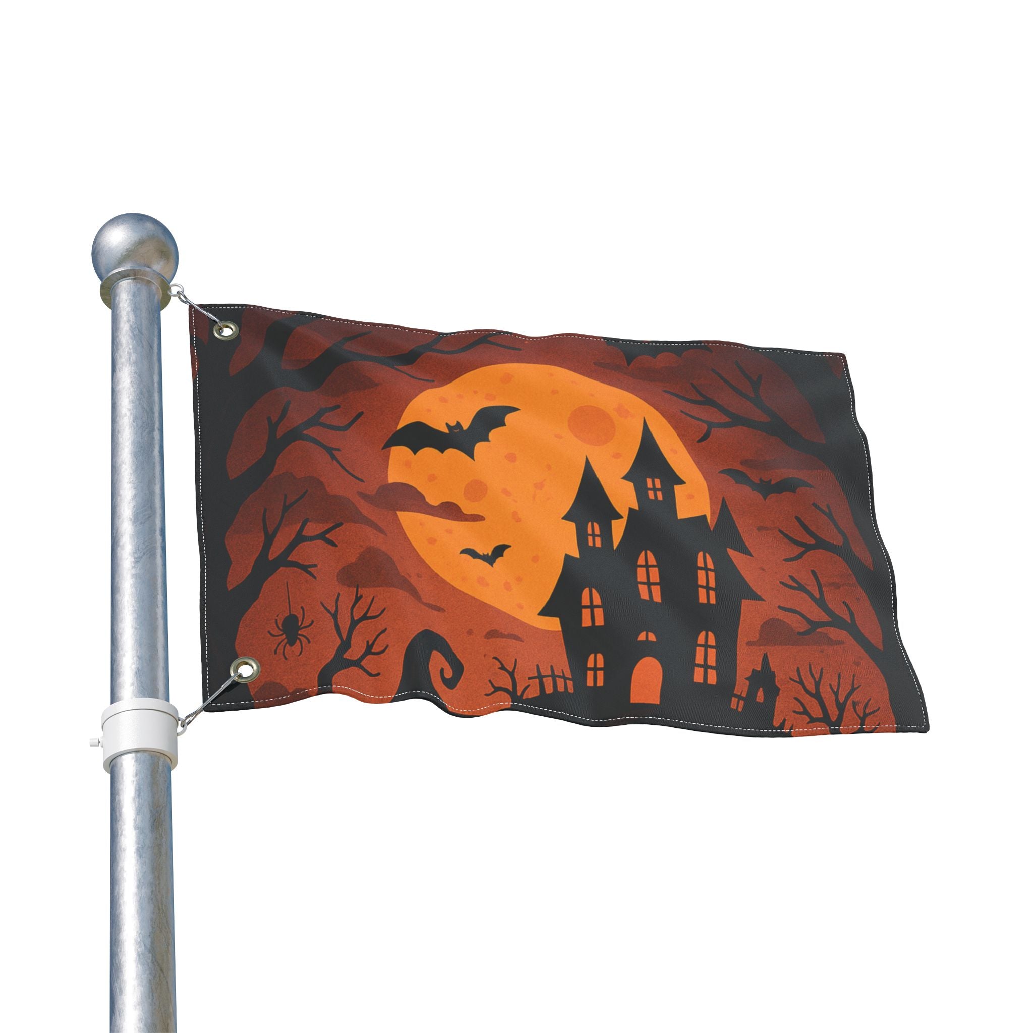 Halloween Flag, Spooky Double Sided Decor