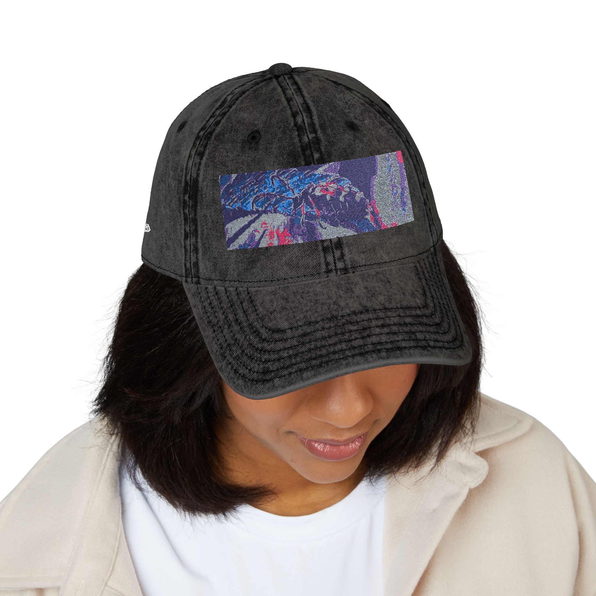Neon Hunter Vintage Embroidered Cap