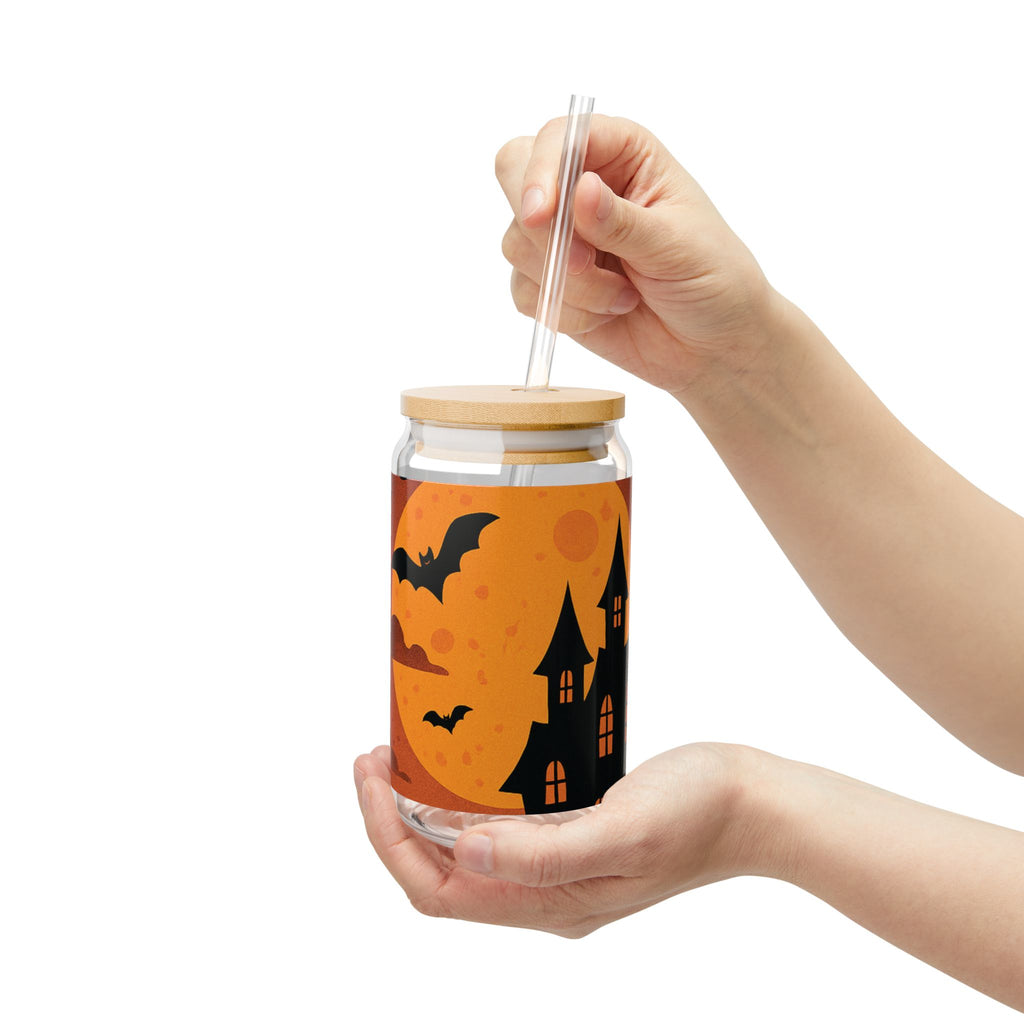 Halloween-Themed Sipper Glass