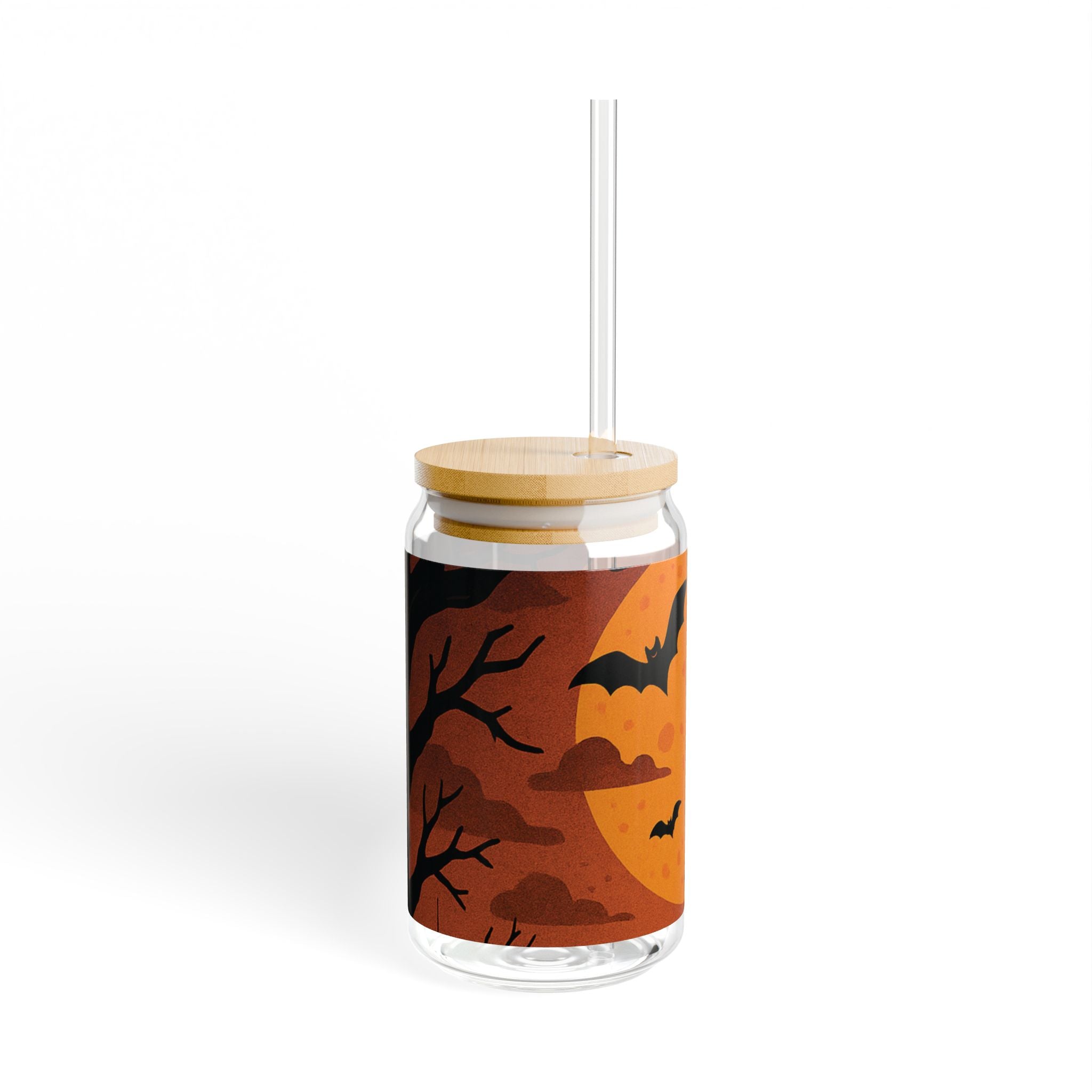 Halloween-Themed Sipper Glass