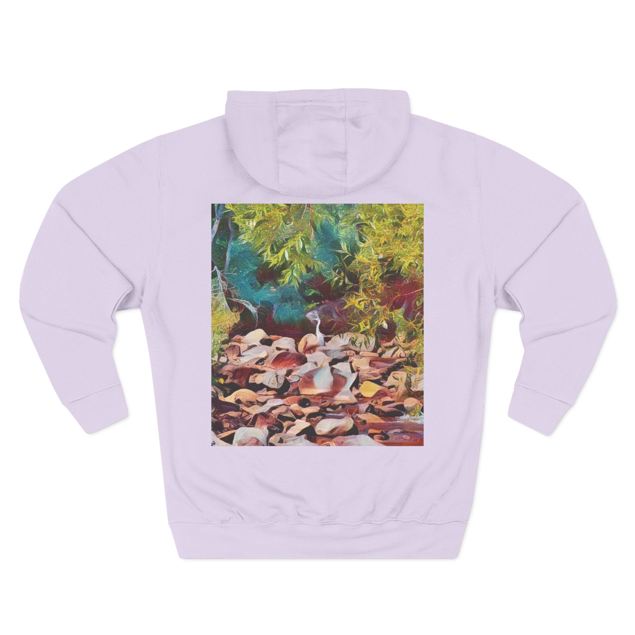 Where Stillness Hunts Three-Panel Fleece Hoodie