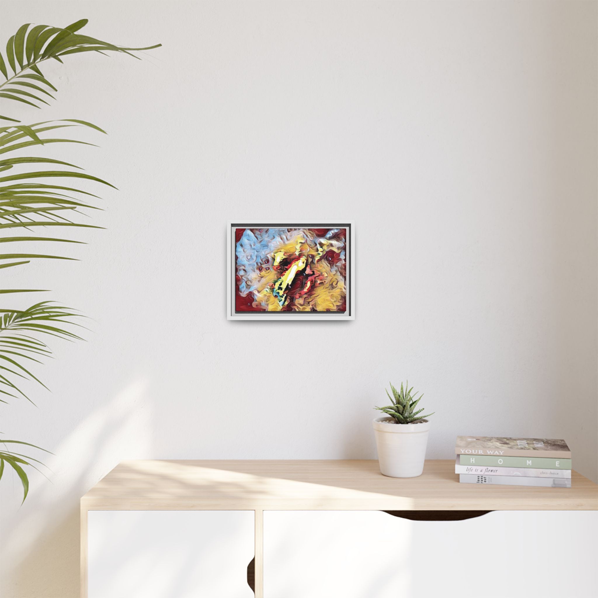 Framed Abstract Canvas Art