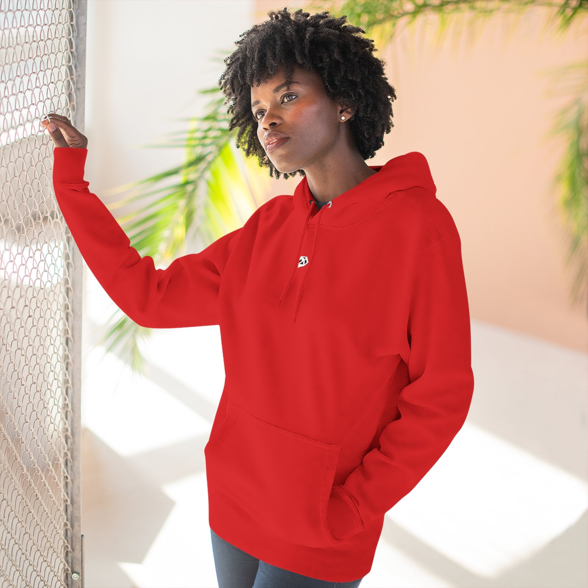 Where Stillness Hunts Three-Panel Fleece Hoodie