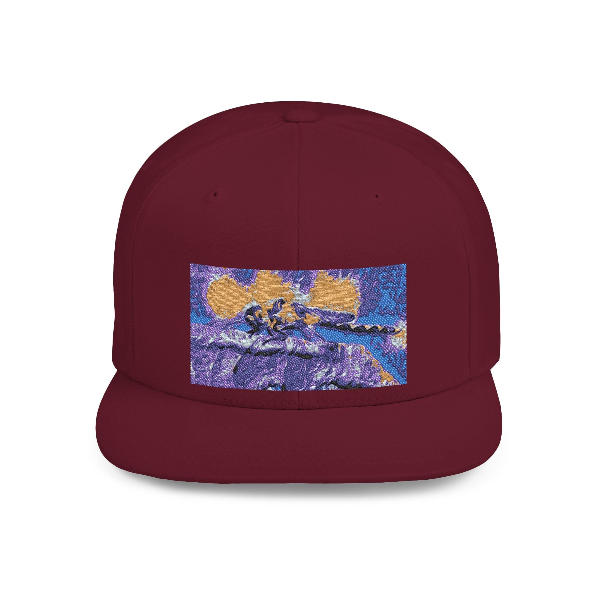 Sentinel of the Crimson Arch Flat Bill Snapback Hat