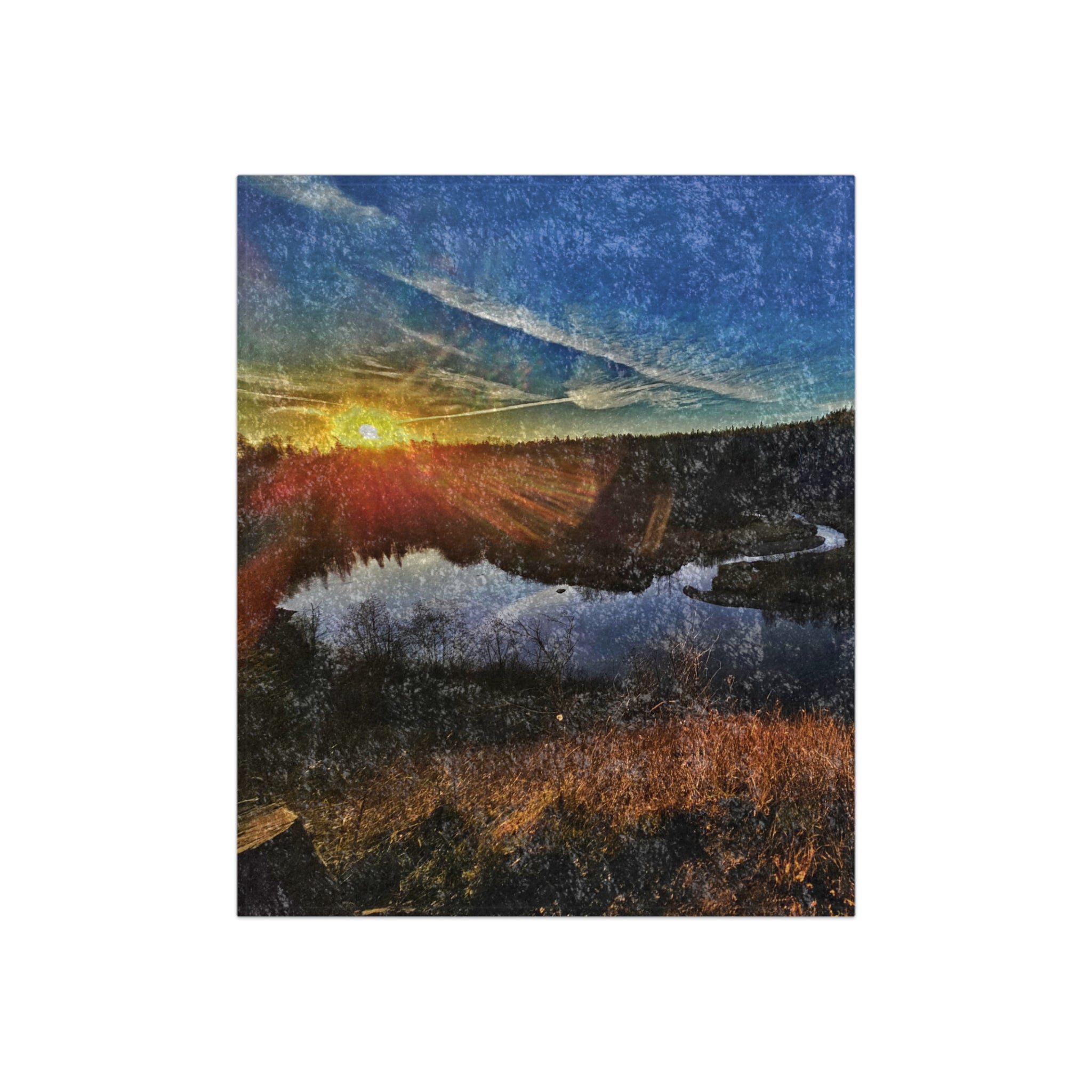 Flarepath of the Forgotten Crushed Velvet Blanket