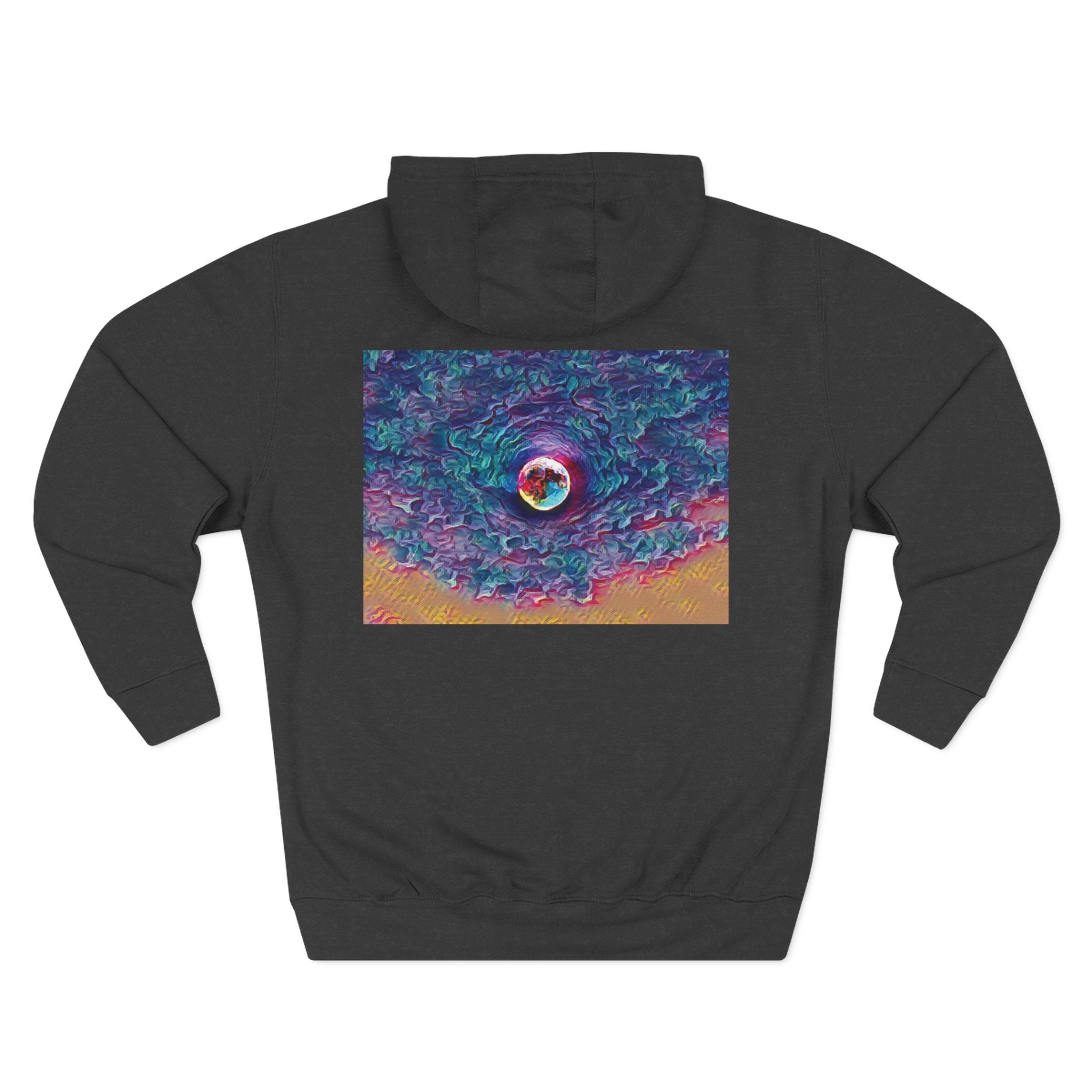 Full Sturgeon Moon Three-Panel Fleece Hoodie