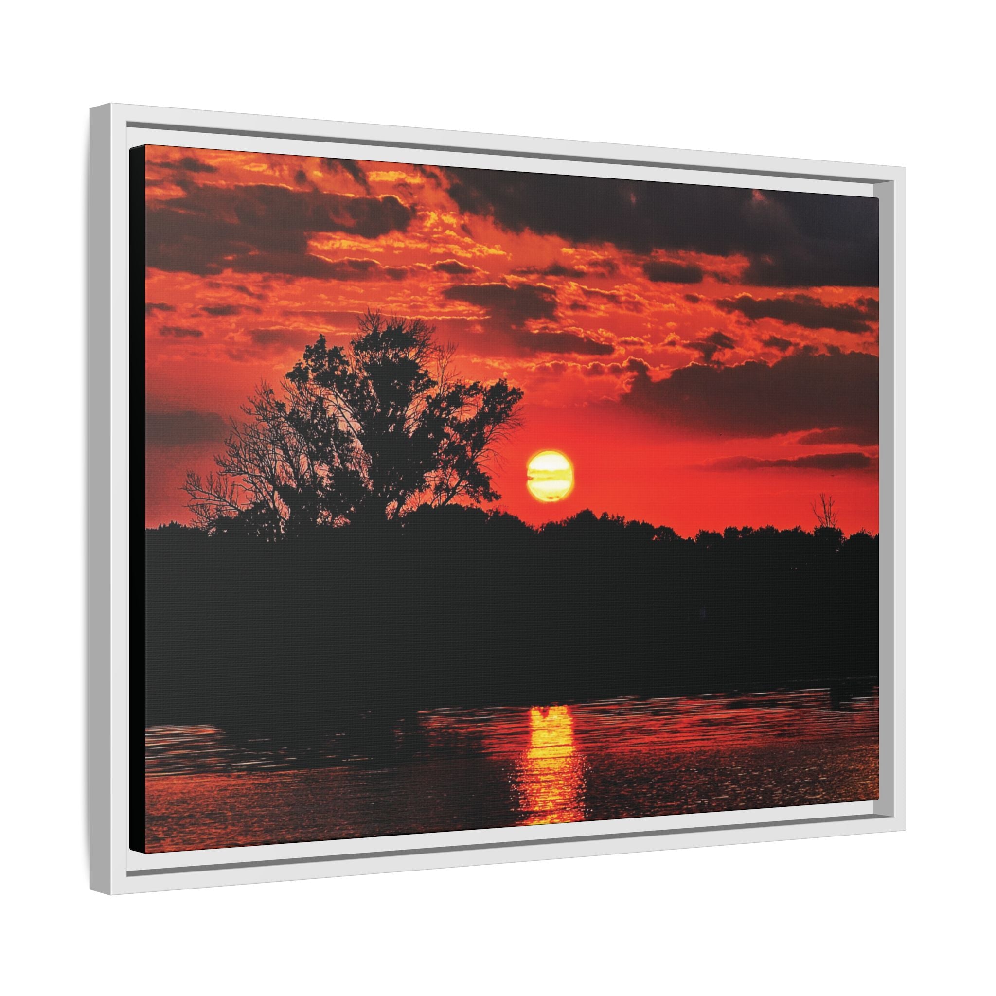 Bloodfire Reverie Framed Canvas Art