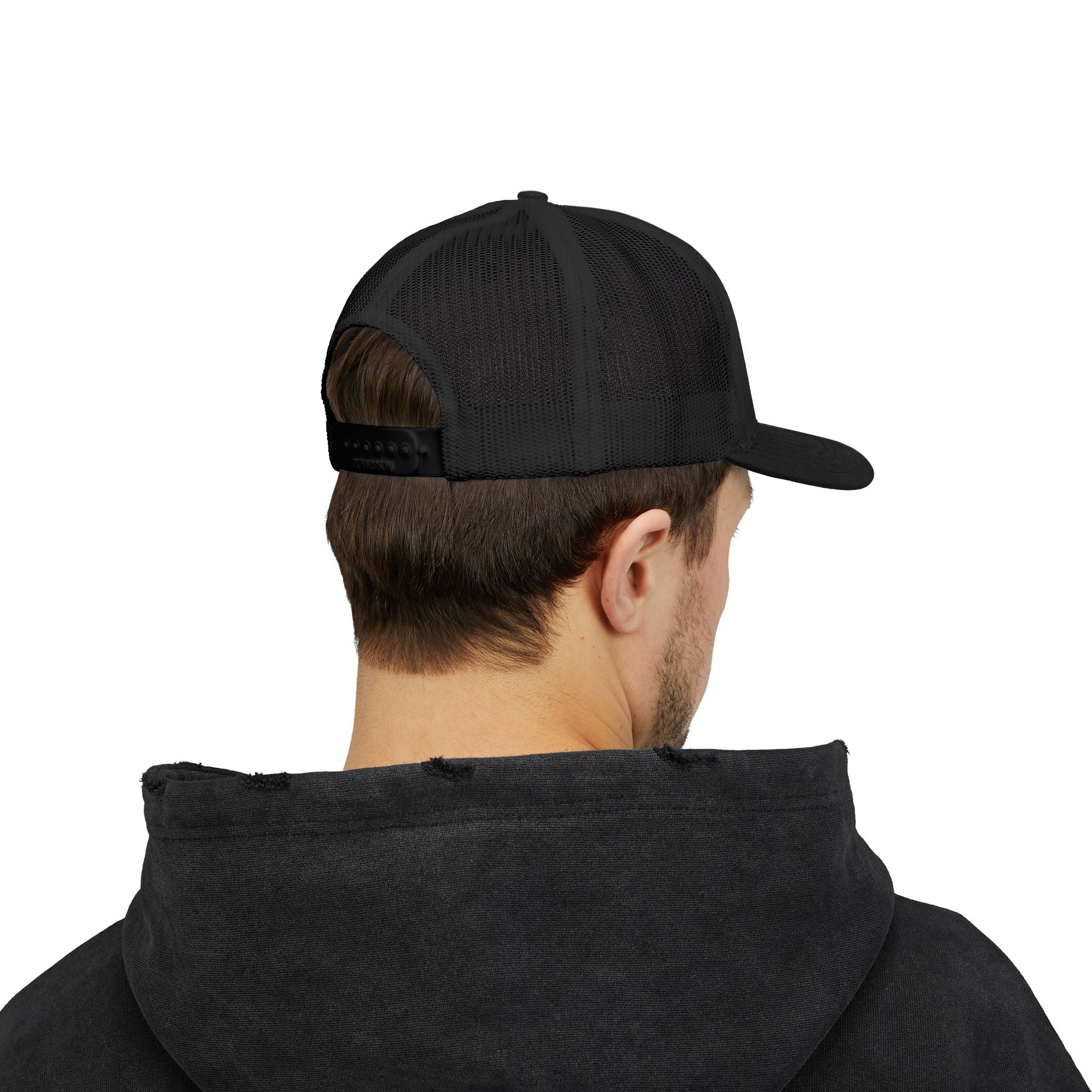 Shimmering Shore of Lake Superior Abstract Snapback Trucker Cap