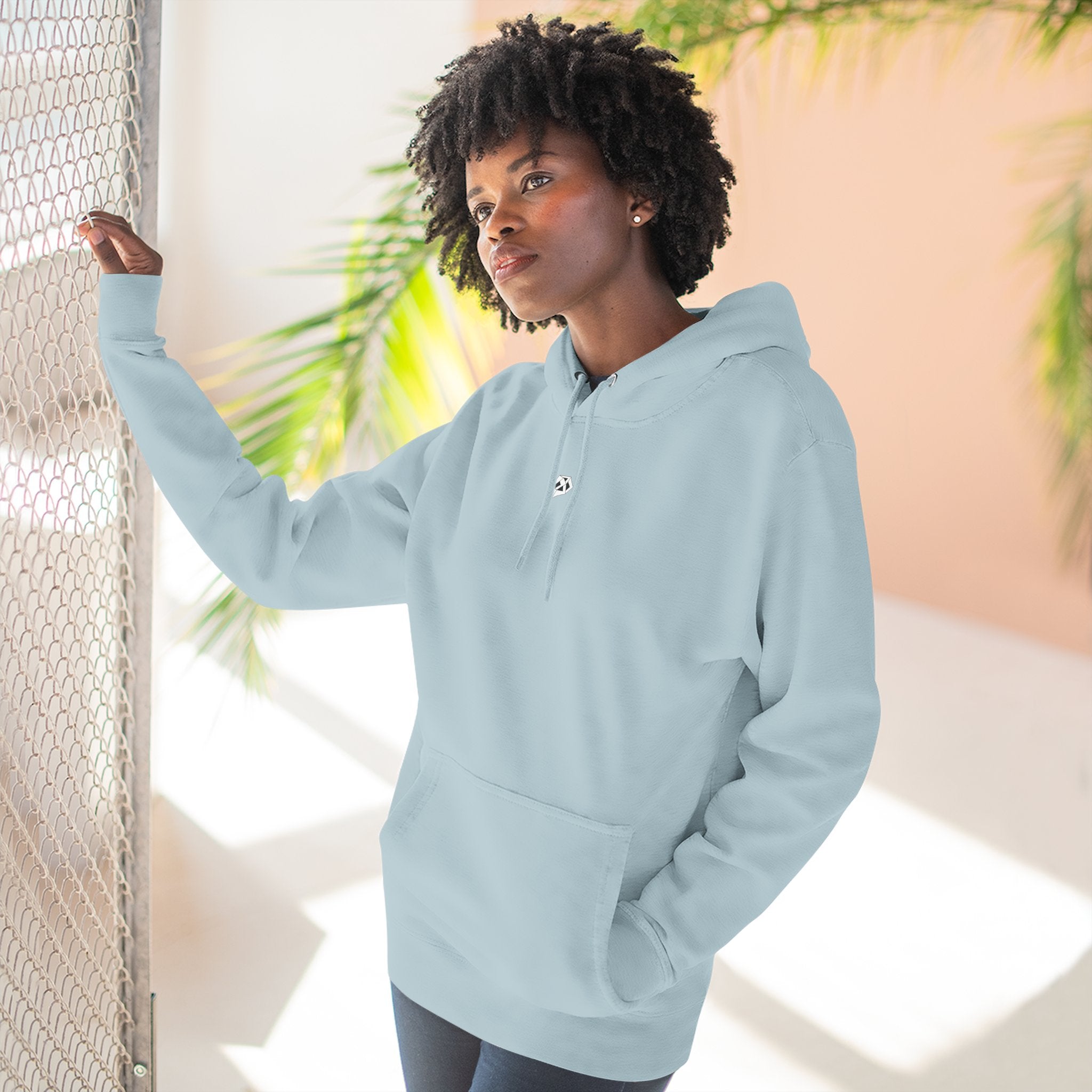 Where Stillness Hunts Three-Panel Fleece Hoodie