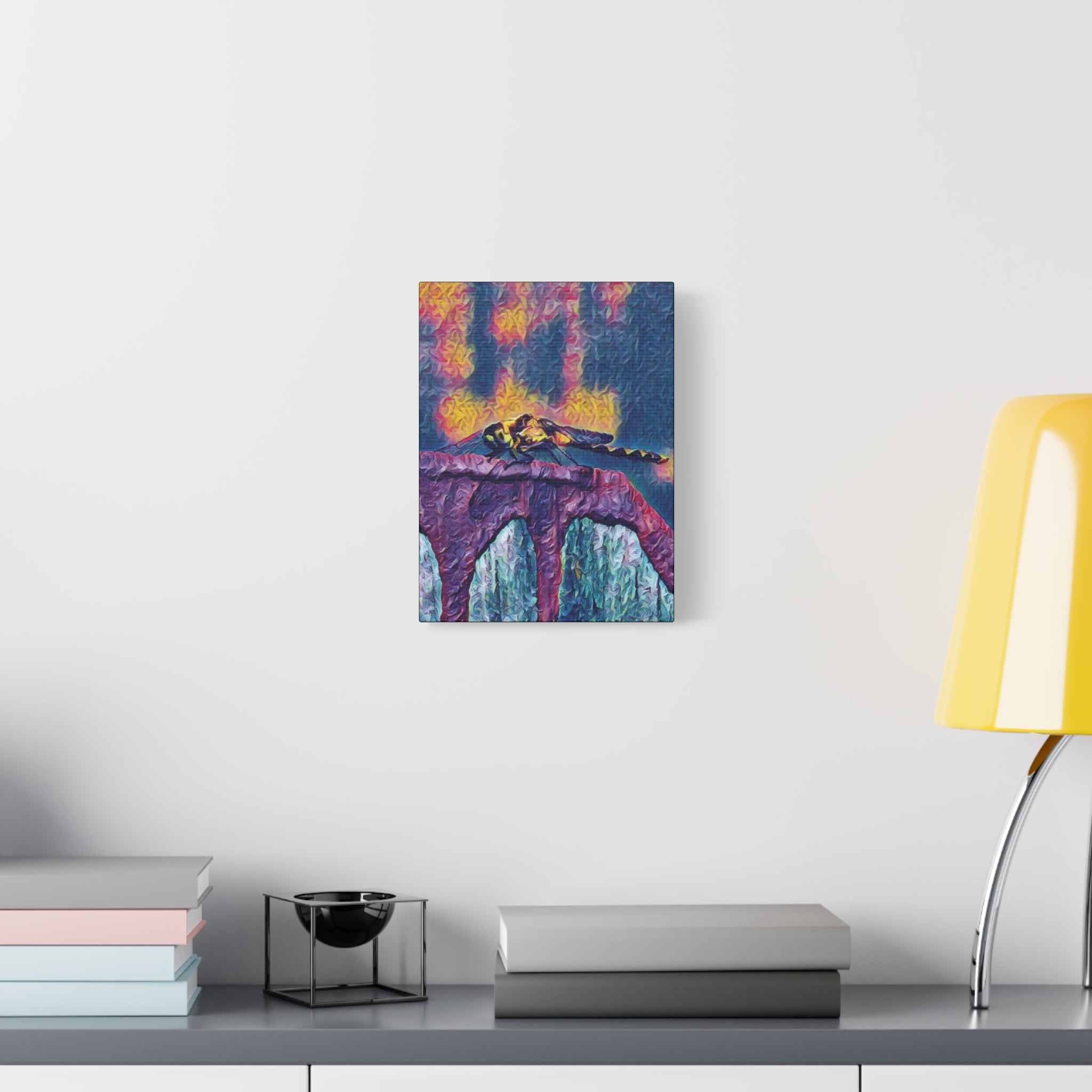 Sentinel of the Crimson Arch Canvas Art