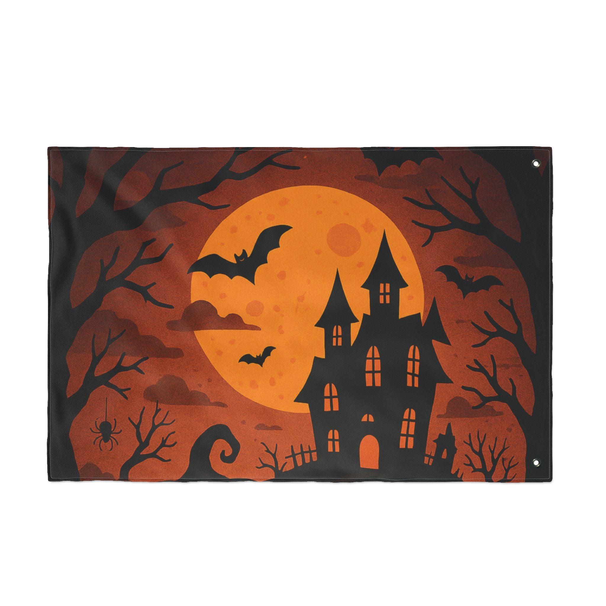 Halloween Flag, Spooky Double Sided Decor