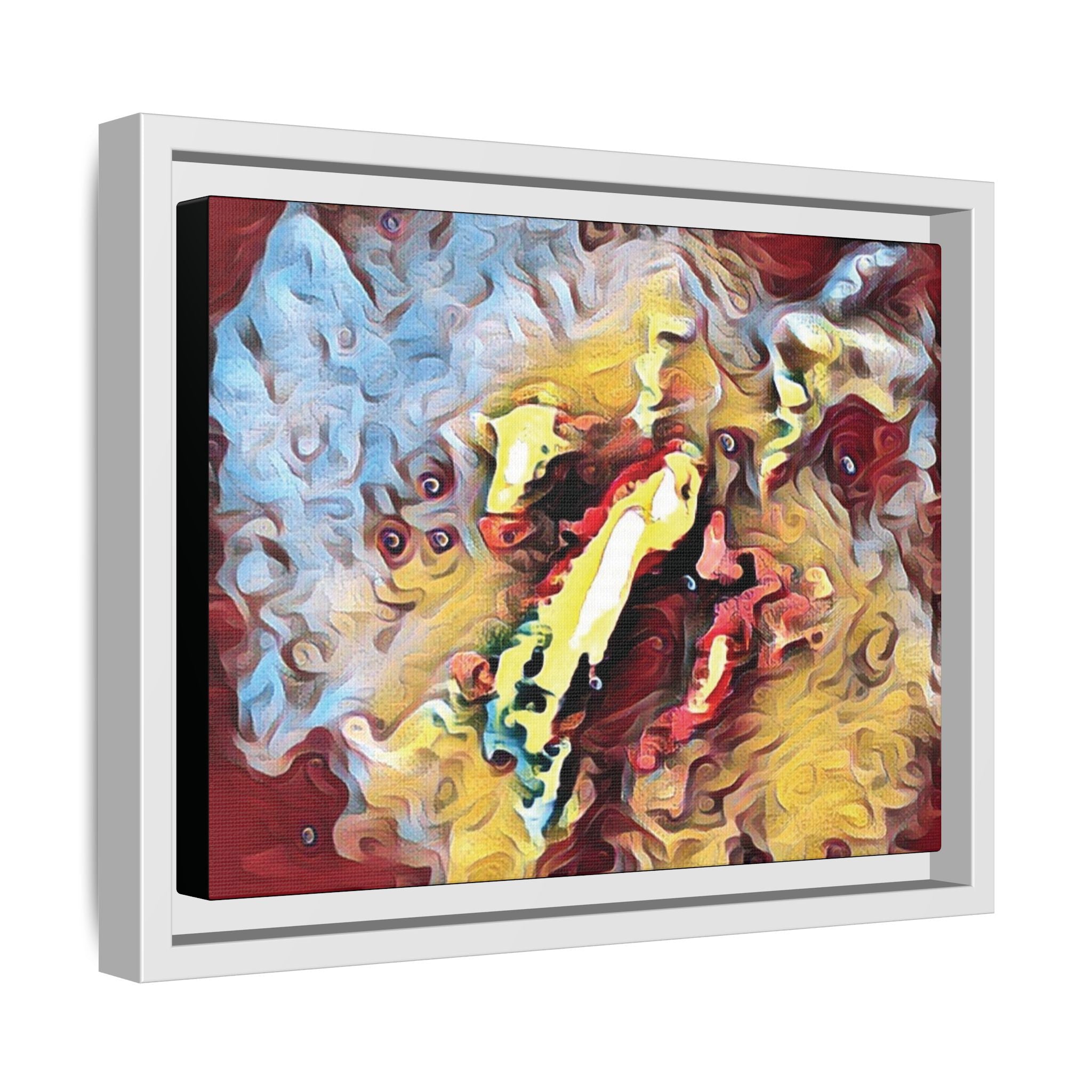 Framed Abstract Canvas Art